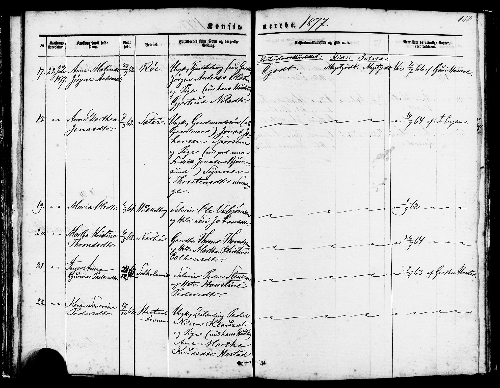 Ministerialprotokoller, klokkerbøker og fødselsregistre - Møre og Romsdal, AV/SAT-A-1454/560/L0720: Parish register (official) no. 560A04, 1873-1878, p. 150