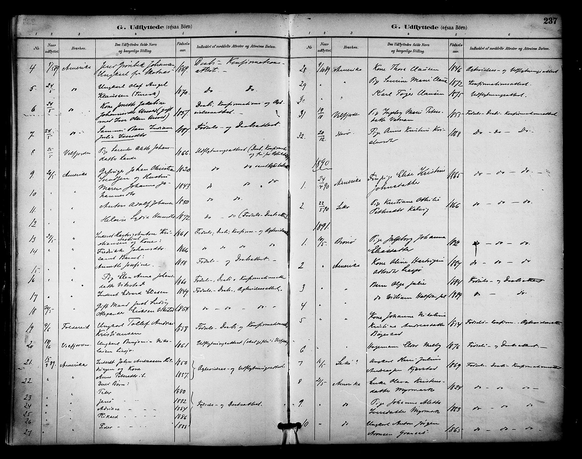 Ministerialprotokoller, klokkerbøker og fødselsregistre - Nordland, AV/SAT-A-1459/810/L0150: Parish register (official) no. 810A10 /1, 1884-1895, p. 237