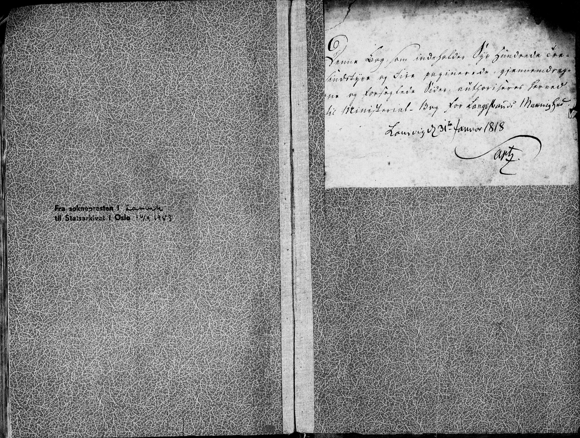 Larvik kirkebøker, AV/SAKO-A-352/F/Fb/L0002: Parish register (official) no. II 2, 1818-1842