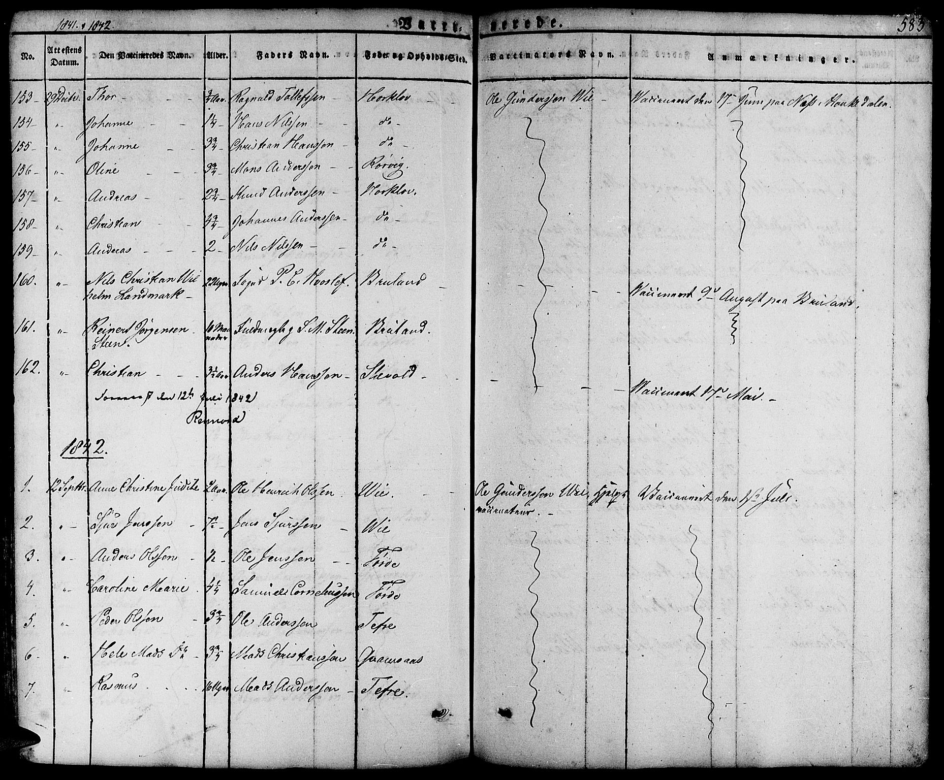 Førde sokneprestembete, SAB/A-79901/H/Haa/Haaa/L0006: Parish register (official) no. A 6, 1821-1842, p. 583