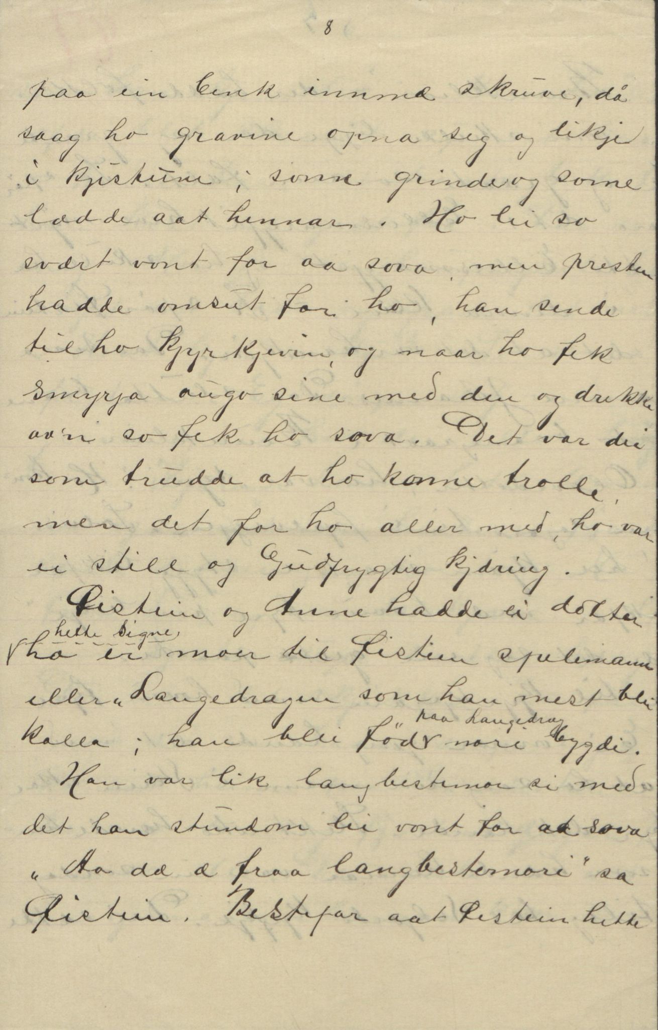 Rikard Berge, TEMU/TGM-A-1003/F/L0004/0053: 101-159 / 157 Manuskript, notatar, brev o.a. Nokre leiker, manuskript, 1906-1908, p. 88