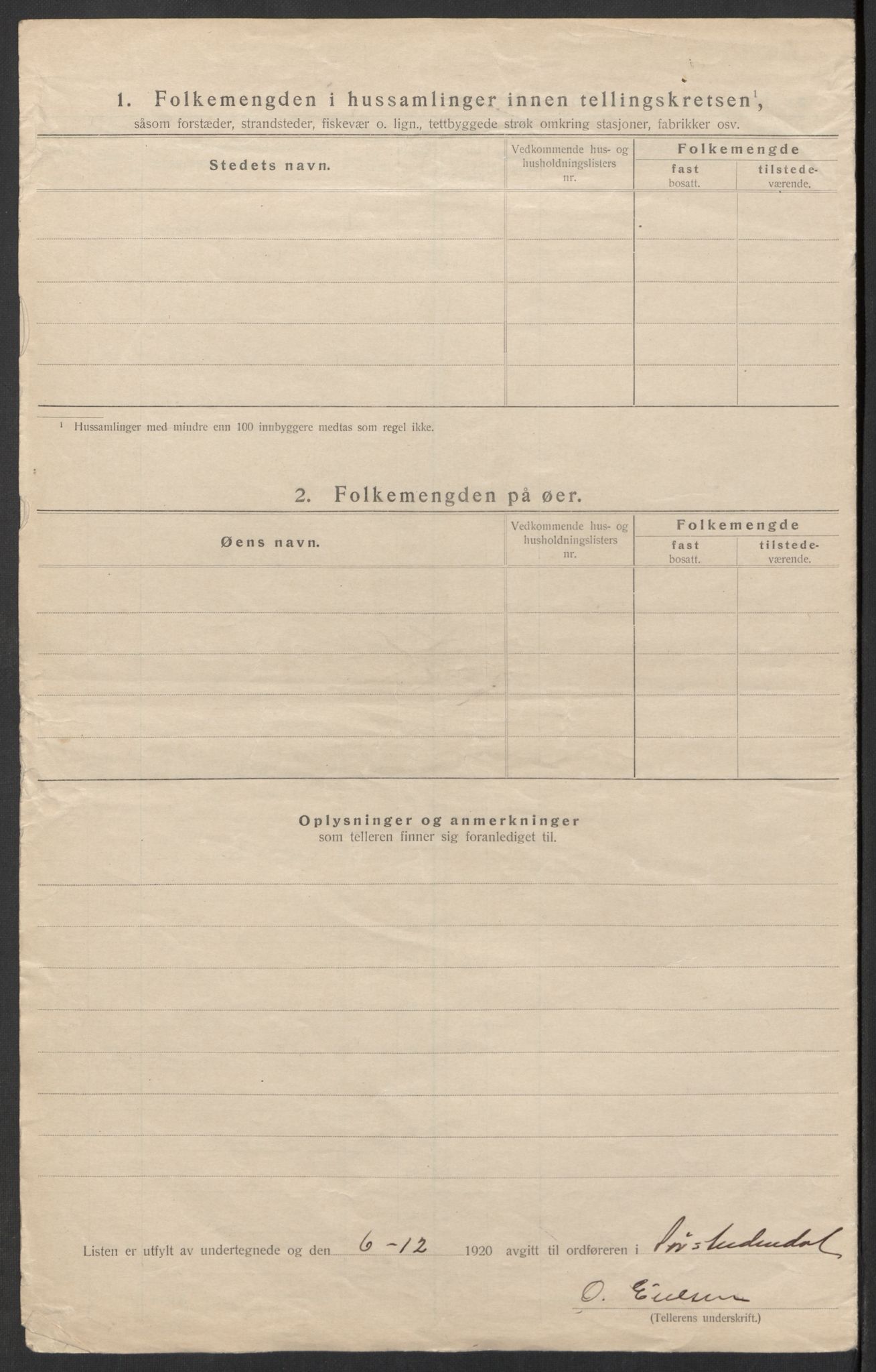 SAK, 1920 census for Sør-Audnedal, 1920, p. 42