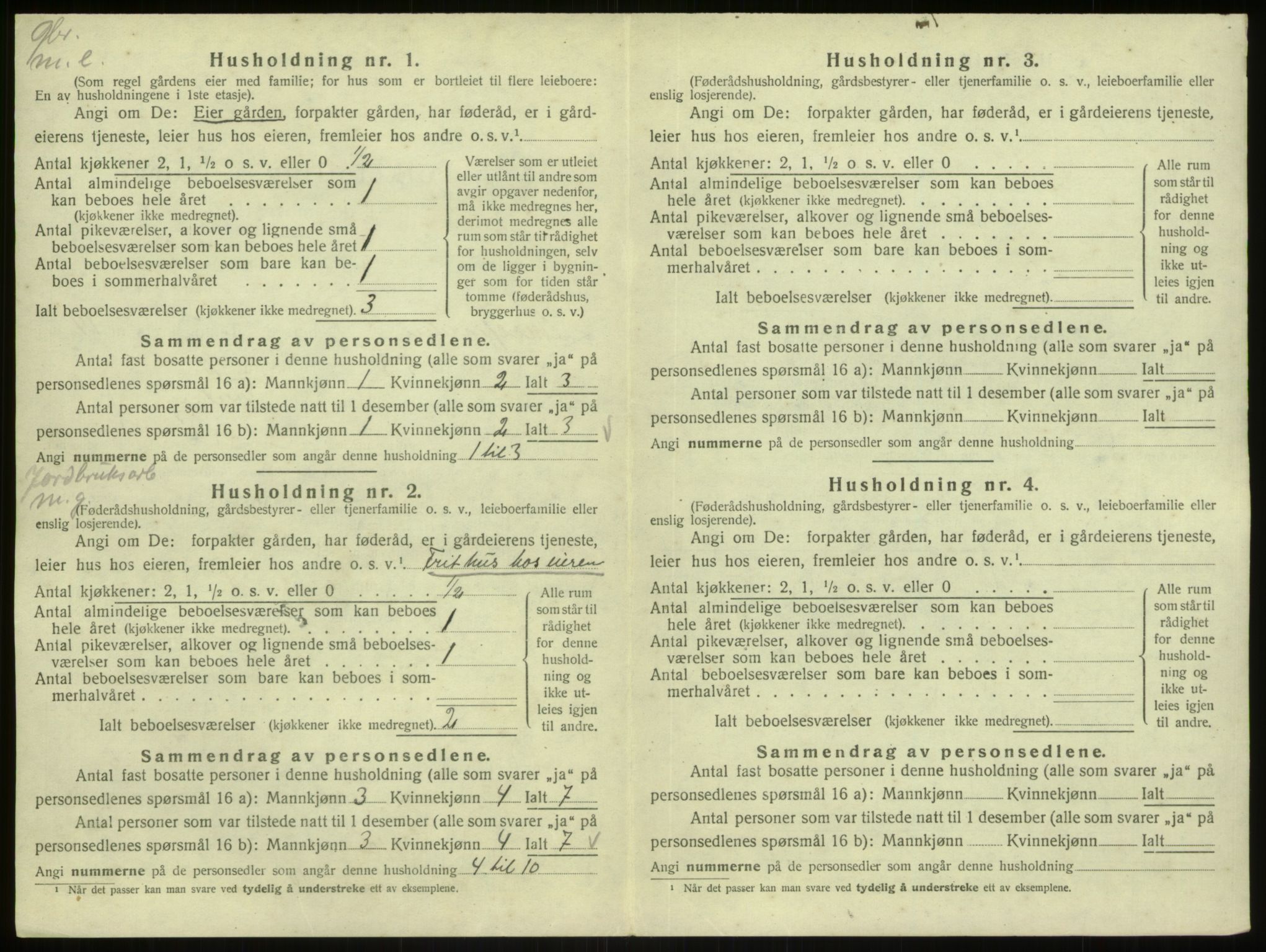 SAB, 1920 census for Masfjorden, 1920, p. 688