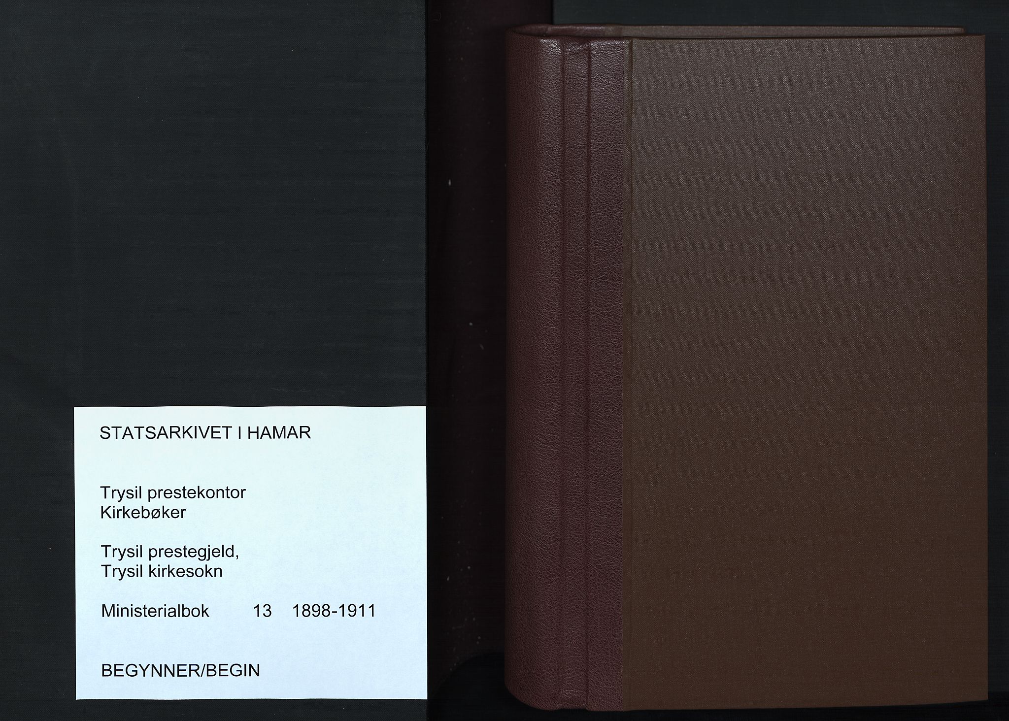 Trysil prestekontor, AV/SAH-PREST-046/H/Ha/Haa/L0013: Parish register (official) no. 13, 1898-1911