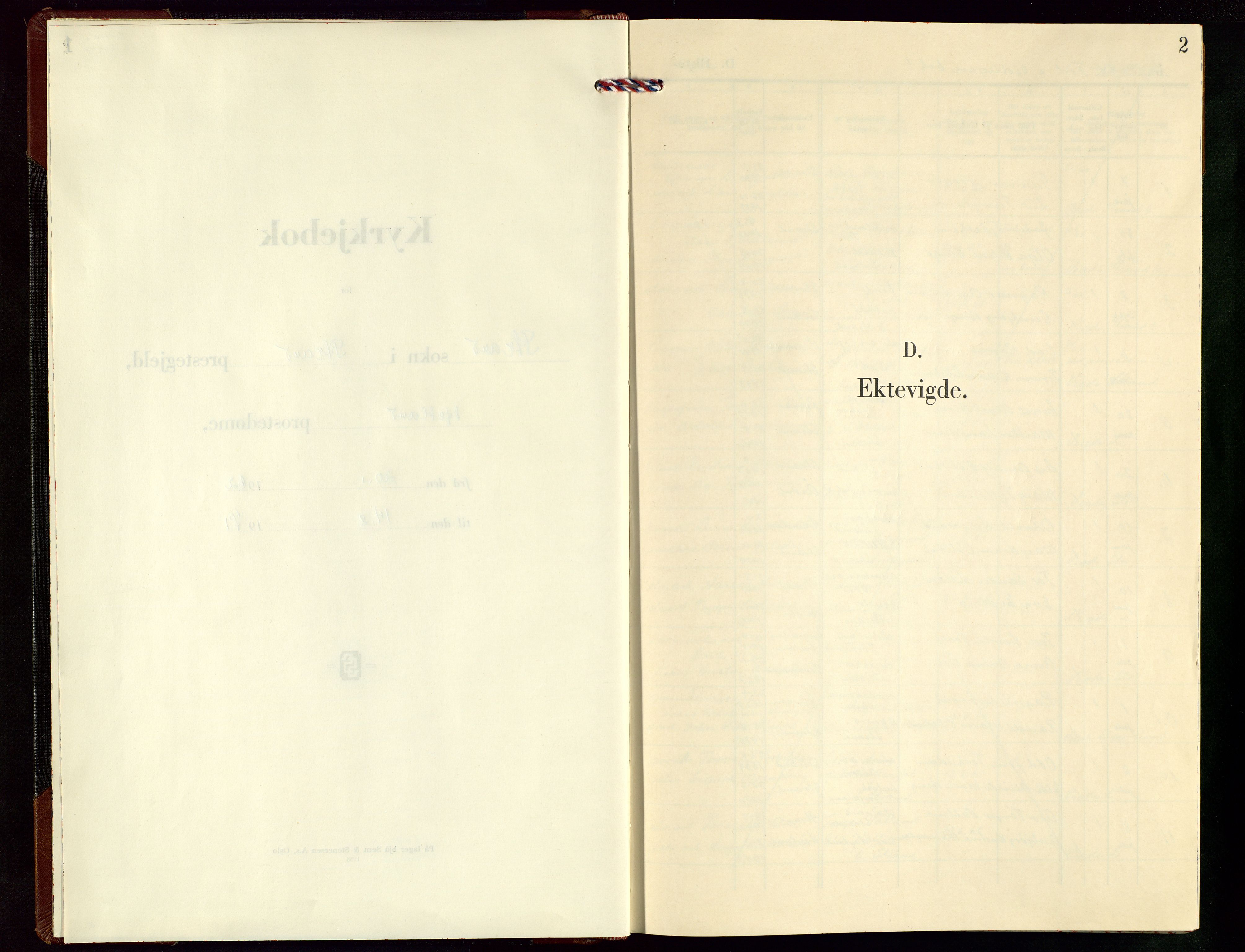 Strand sokneprestkontor, SAST/A-101828/H/Ha/Hab/L0009: Parish register (copy) no. B 9, 1962-1971, p. 2