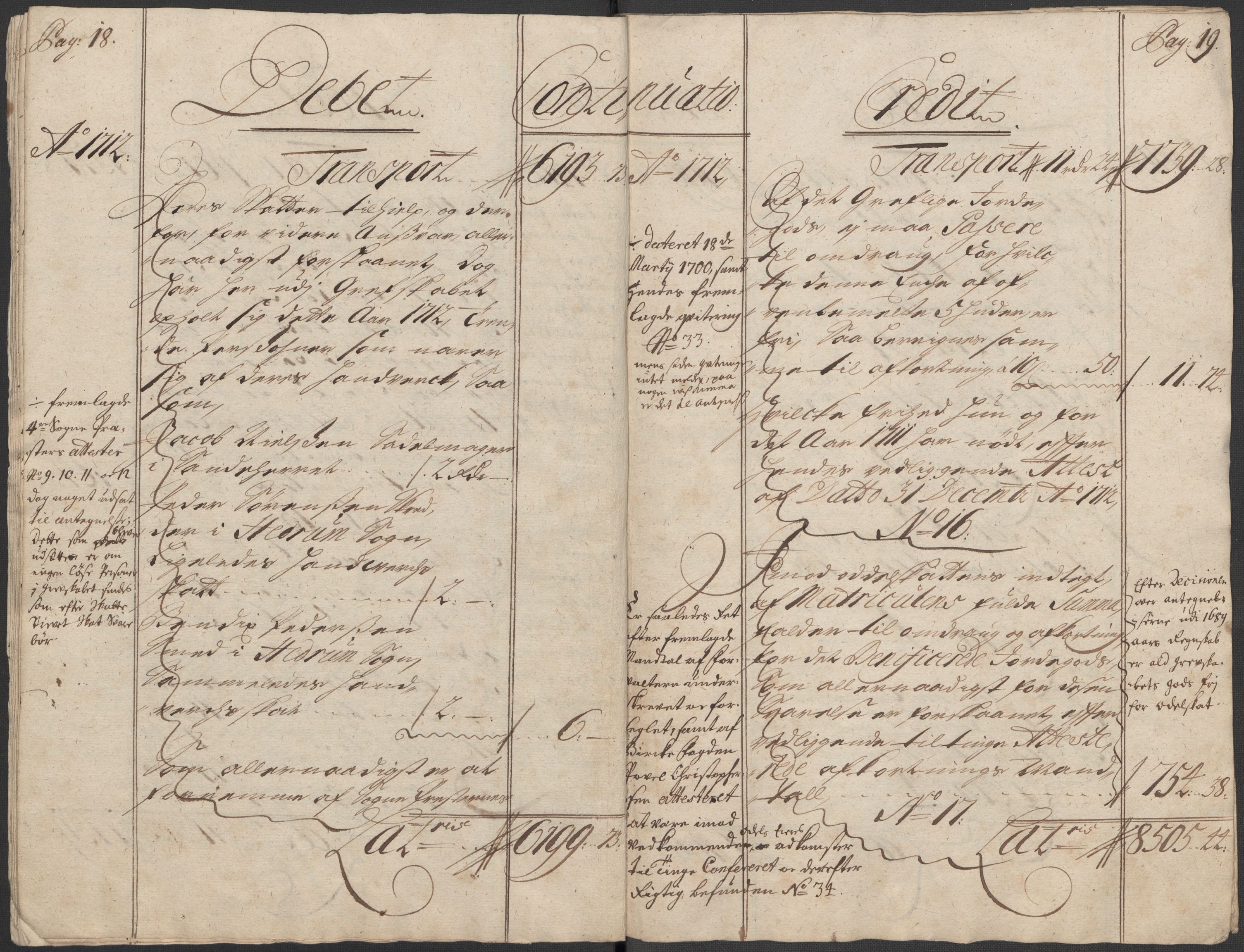 Rentekammeret inntil 1814, Reviderte regnskaper, Fogderegnskap, AV/RA-EA-4092/R33/L1984: Fogderegnskap Larvik grevskap, 1712, p. 12