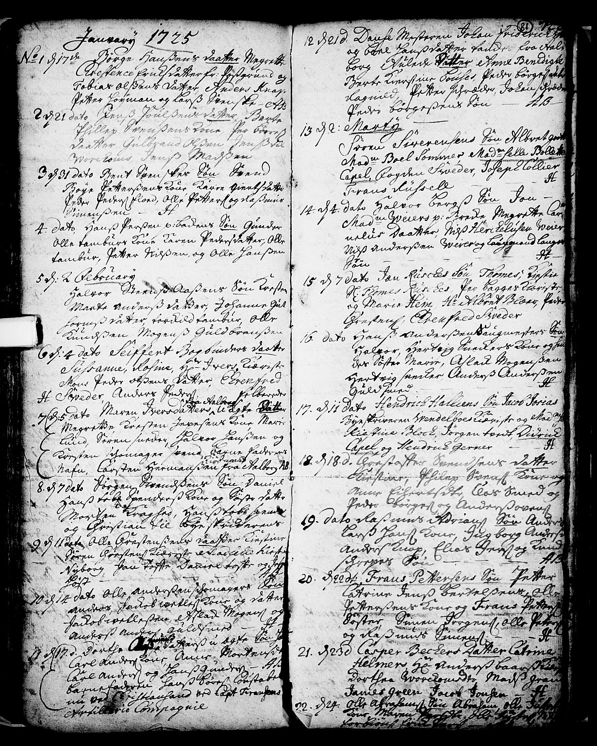 Skien kirkebøker, SAKO/A-302/F/Fa/L0002: Parish register (official) no. 2, 1716-1757, p. 81