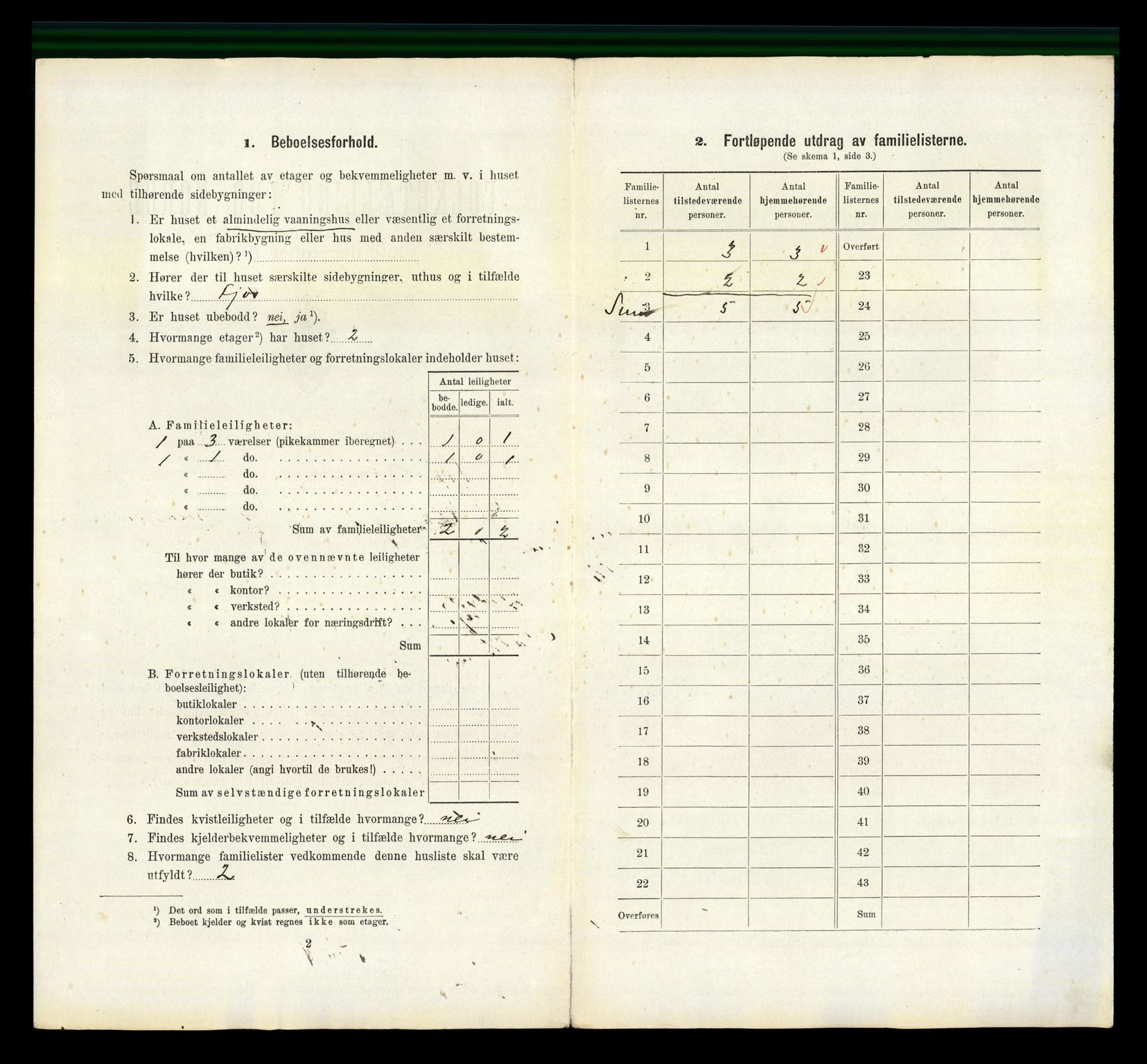 RA, 1910 census for Trondheim, 1910, p. 318