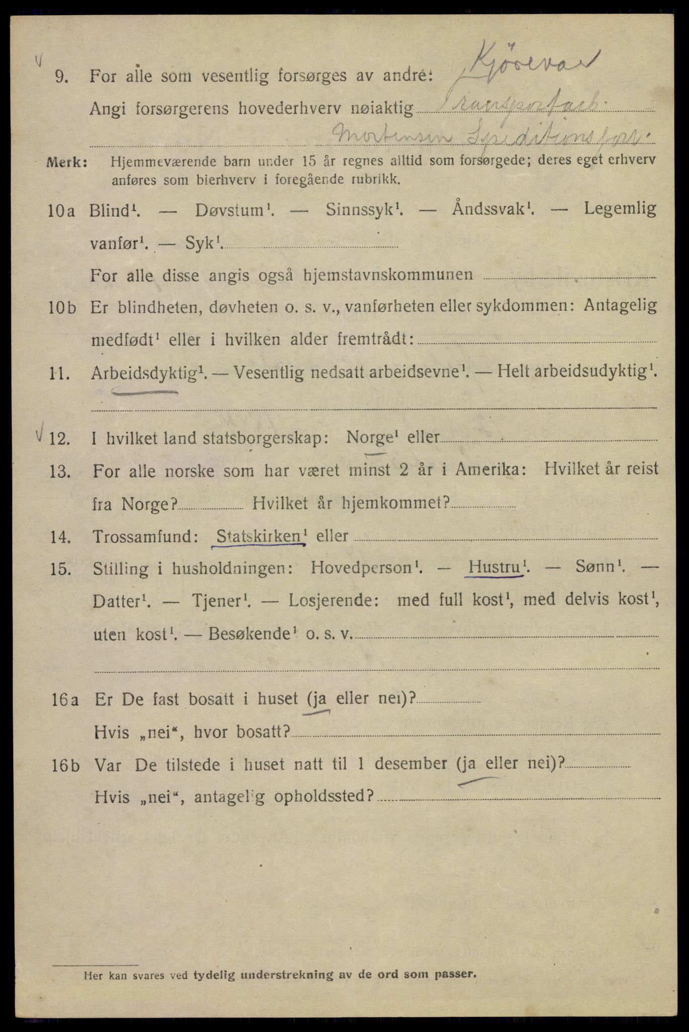 SAO, 1920 census for Kristiania, 1920, p. 528002