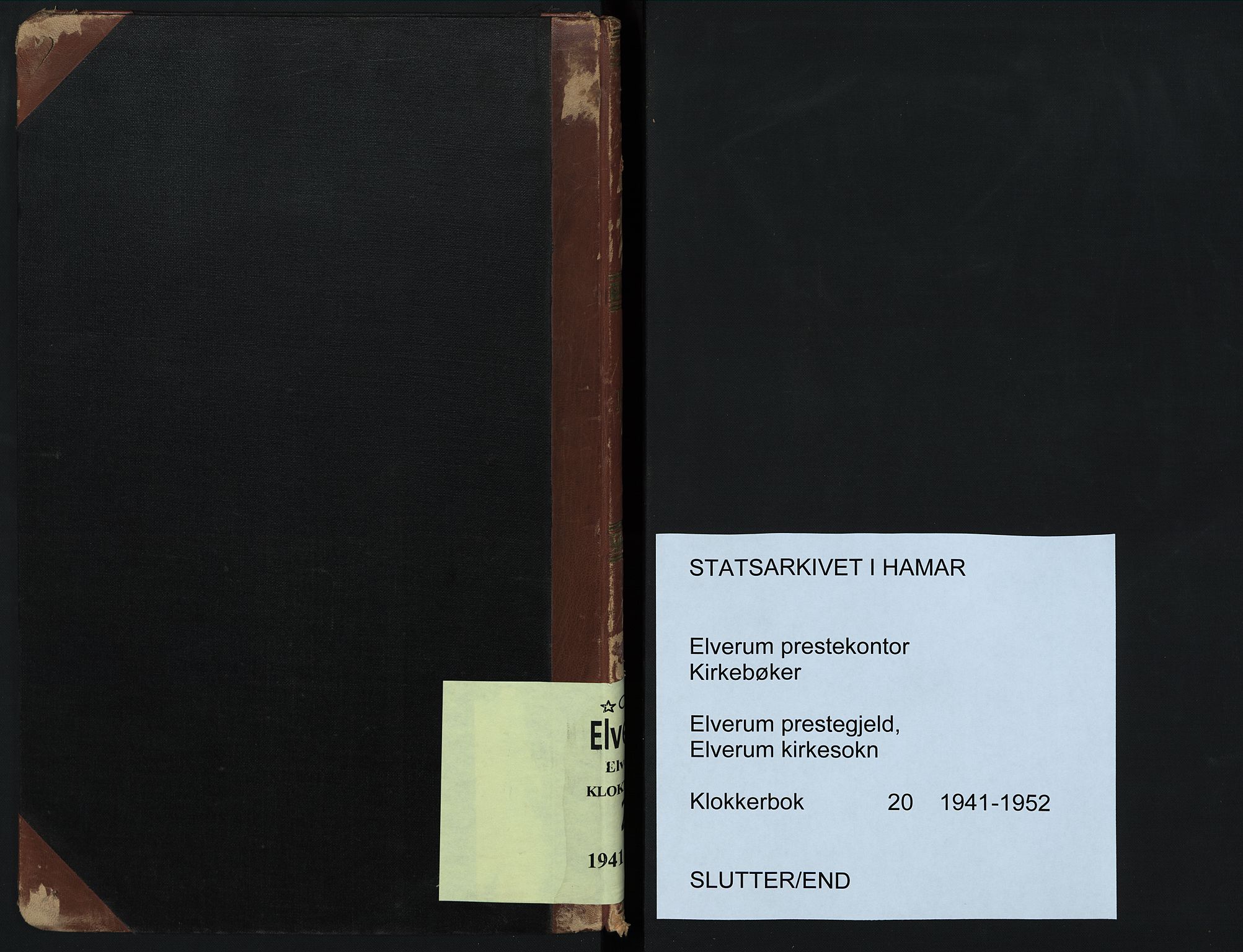 Elverum prestekontor, SAH/PREST-044/H/Ha/Hab/L0020: Parish register (copy) no. 20, 1941-1952