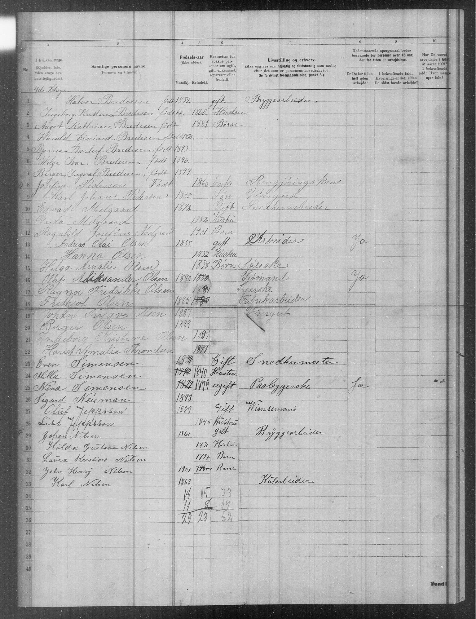 OBA, Municipal Census 1902 for Kristiania, 1902, p. 16348