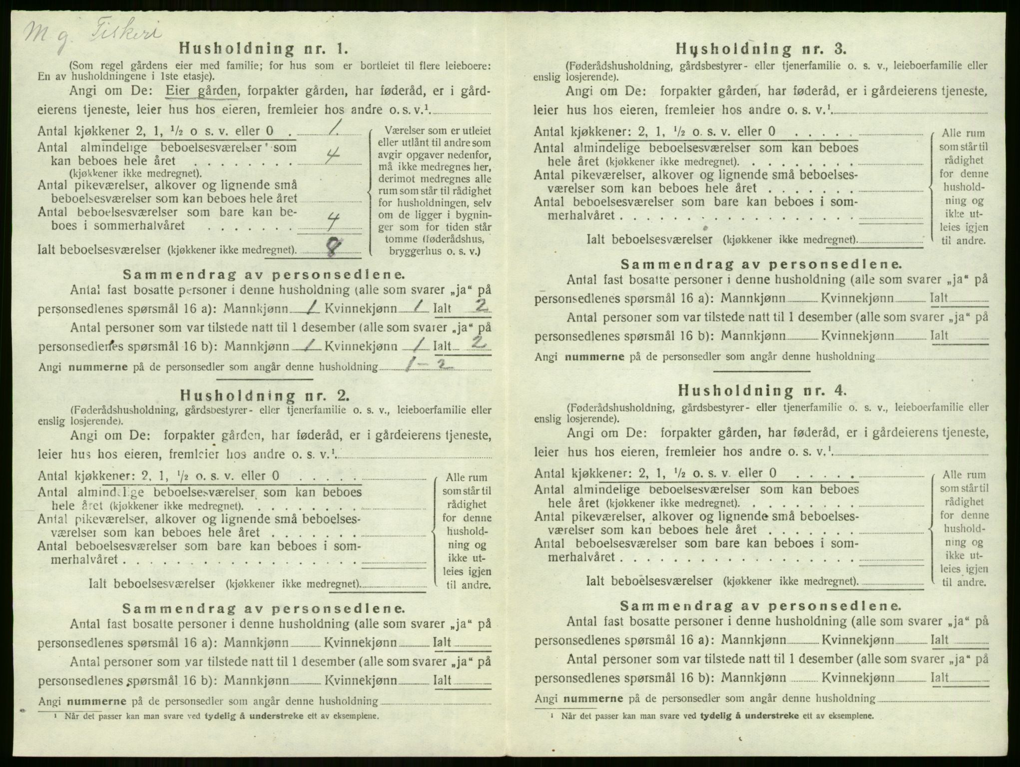 SAKO, 1920 census for Hole, 1920, p. 370