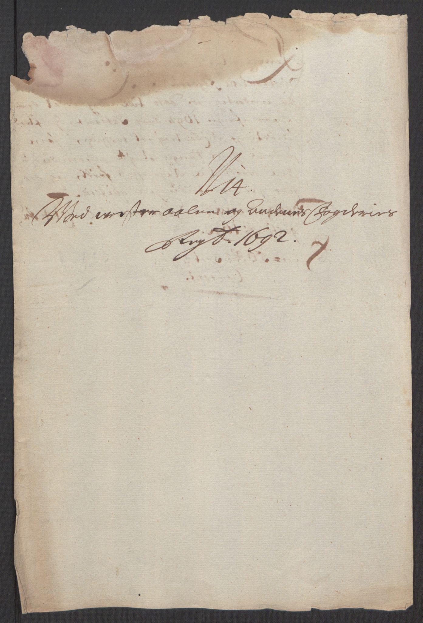 Rentekammeret inntil 1814, Reviderte regnskaper, Fogderegnskap, RA/EA-4092/R67/L4676: Fogderegnskap Vesterålen, Andenes og Lofoten, 1691-1693, p. 222
