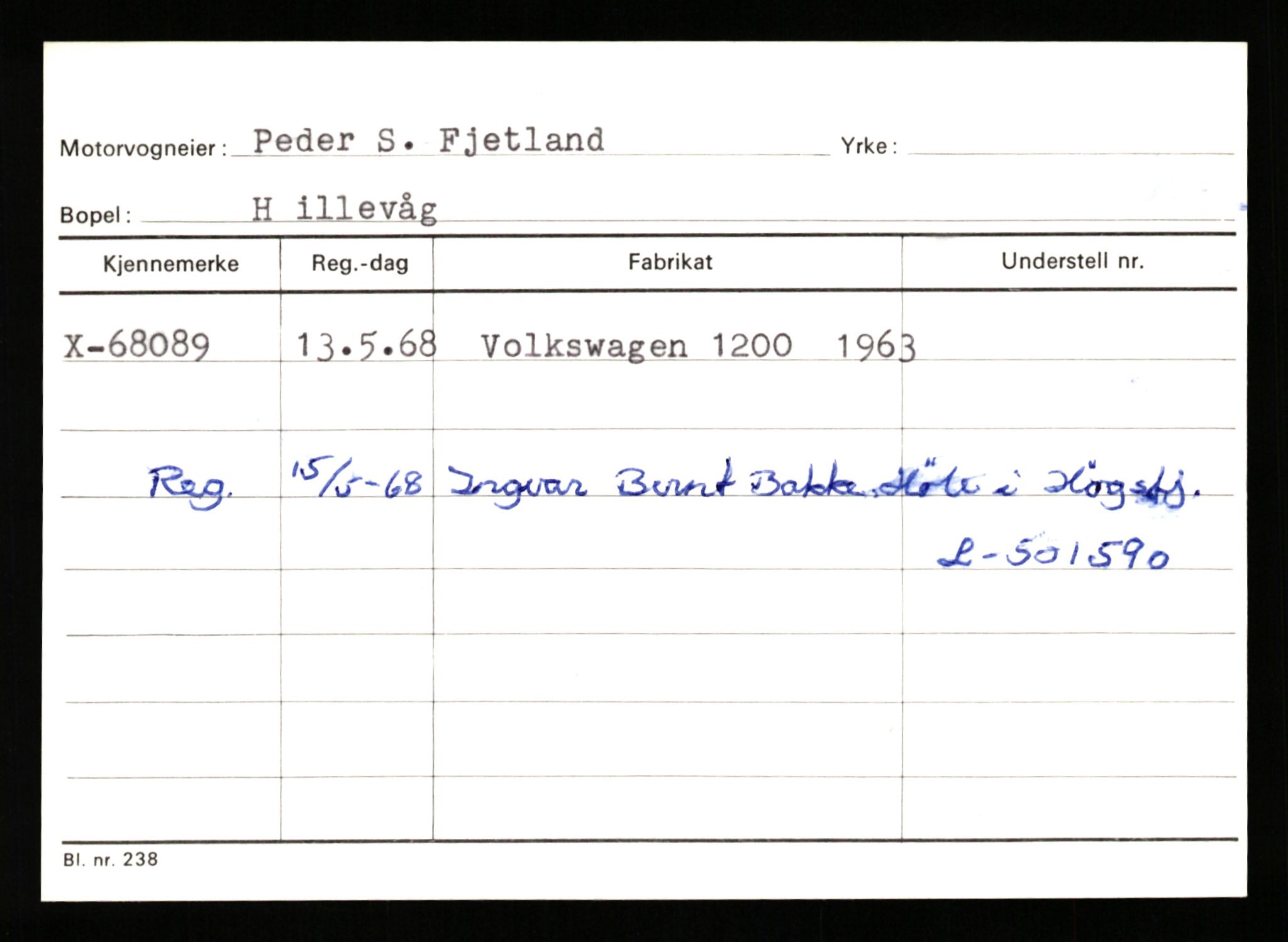 Stavanger trafikkstasjon, AV/SAST-A-101942/0/G/L0008: Registreringsnummer: 67519 - 84533, 1930-1971, p. 37