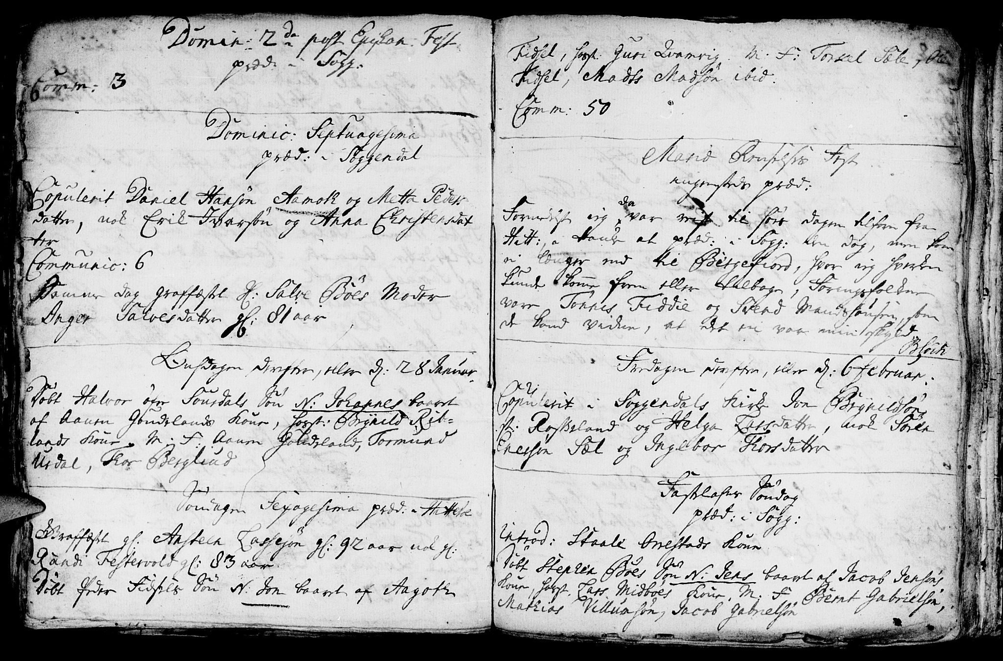 Sokndal sokneprestkontor, AV/SAST-A-101808: Parish register (official) no. A 1, 1729-1740