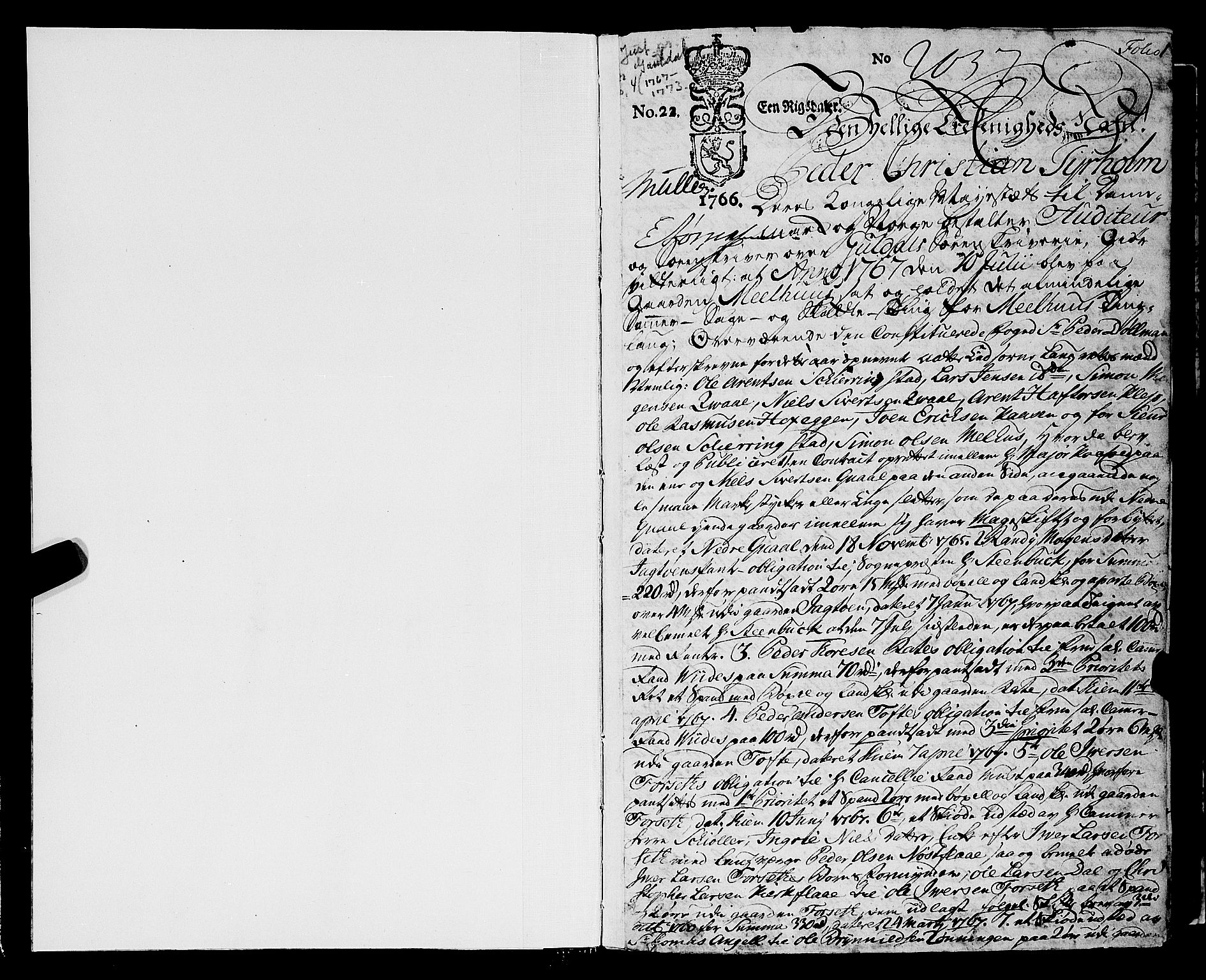 Gauldal sorenskriveri, SAT/A-0014/1/1/1A/L0005: Tingbok 4, 1767-1773, p. 0b-1a
