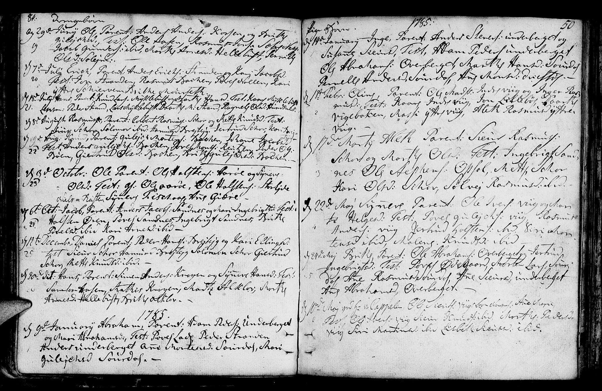 Ministerialprotokoller, klokkerbøker og fødselsregistre - Møre og Romsdal, SAT/A-1454/501/L0002: Parish register (official) no. 501A02, 1760-1816, p. 50