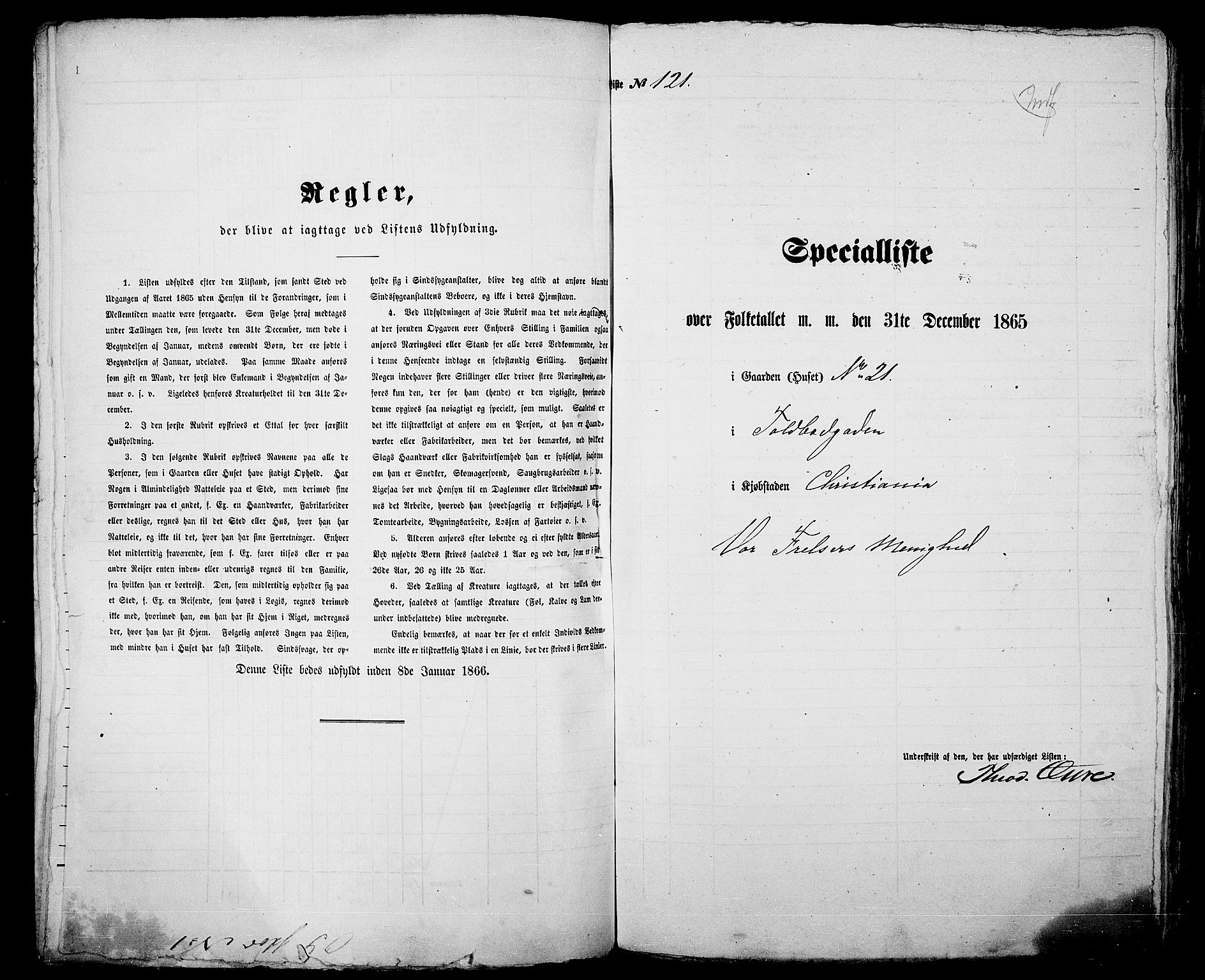 RA, 1865 census for Kristiania, 1865, p. 392