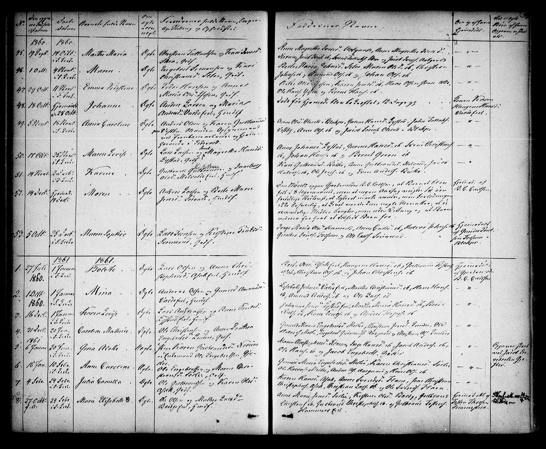 Sørum prestekontor Kirkebøker, AV/SAO-A-10303/F/Fa/L0005: Parish register (official) no. I 5, 1846-1863, p. 93