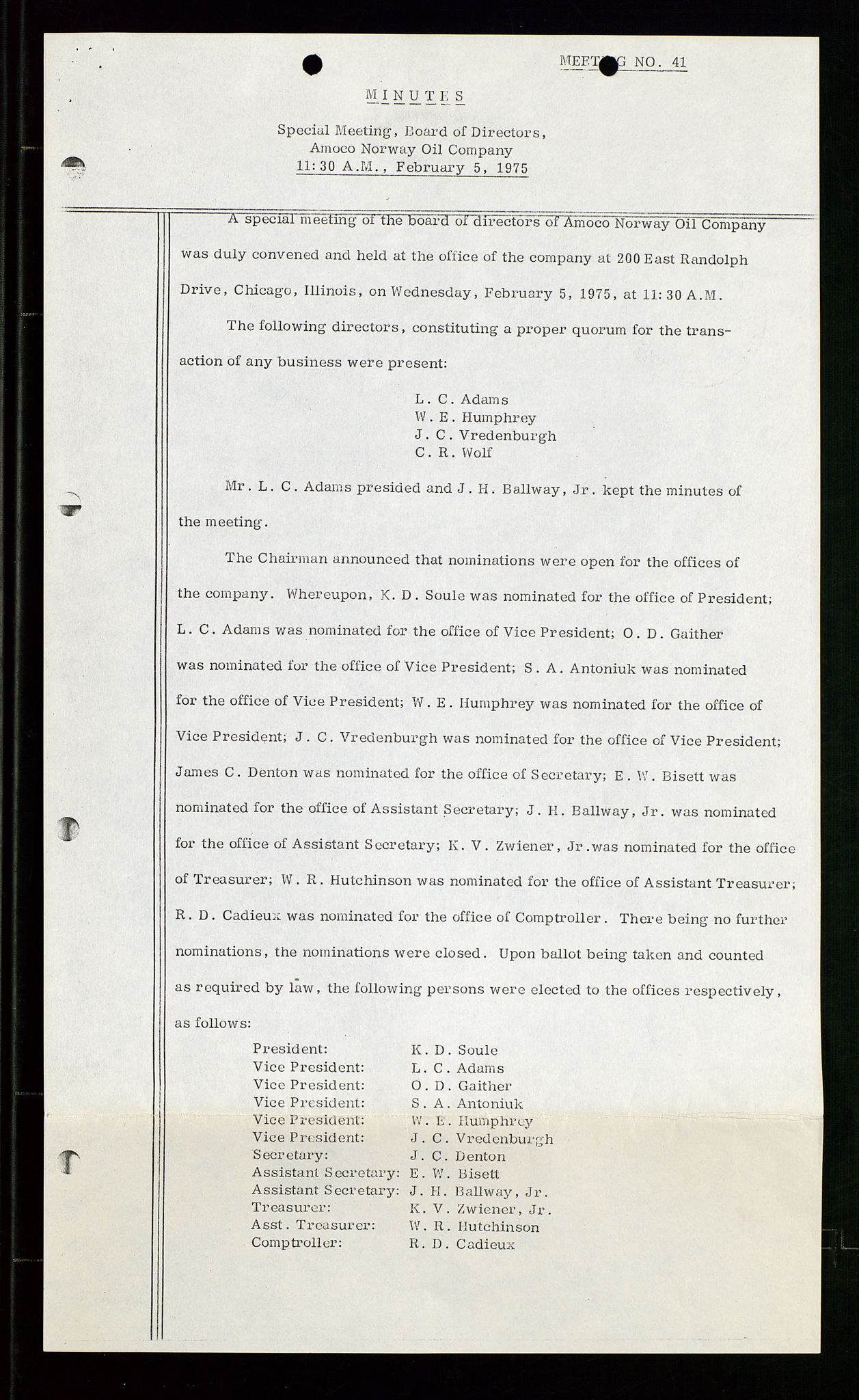 Pa 1740 - Amoco Norway Oil Company, AV/SAST-A-102405/22/A/Aa/L0001: Styreprotokoller og sakspapirer, 1965-1999, p. 97