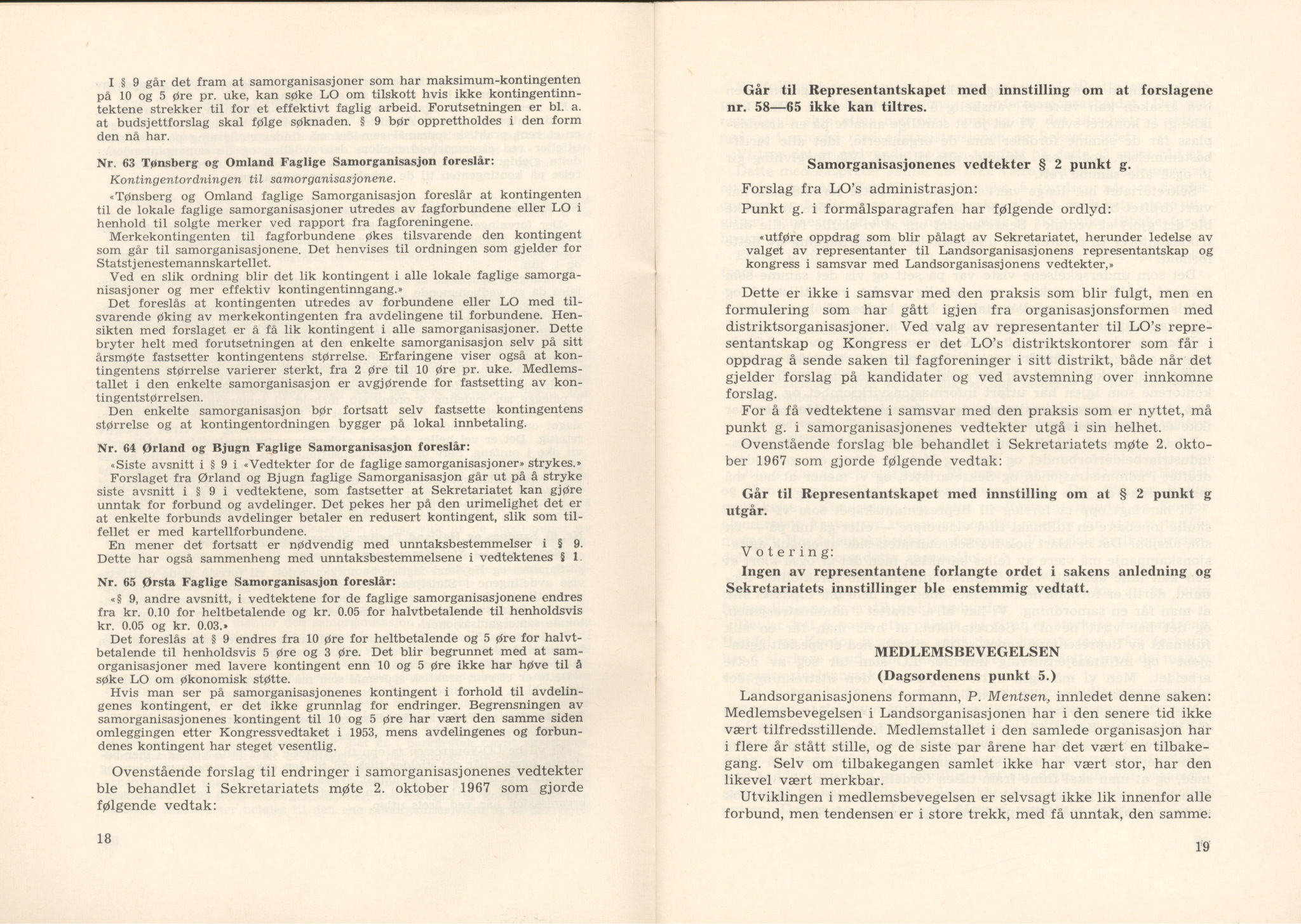 Landsorganisasjonen i Norge, AAB/ARK-1579, 1953-1977, p. 606