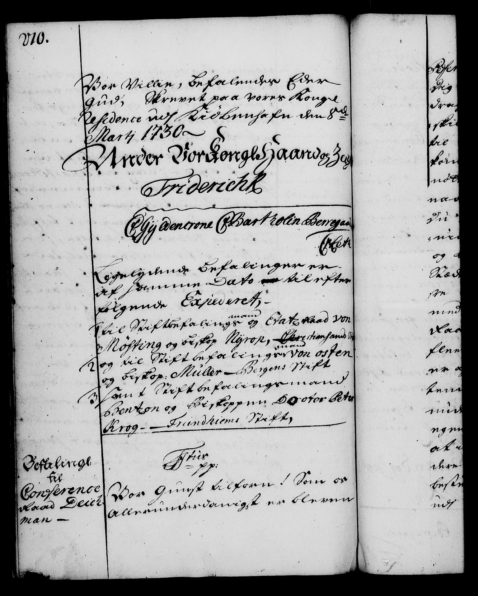Rentekammeret, Kammerkanselliet, RA/EA-3111/G/Gg/Gga/L0003: Norsk ekspedisjonsprotokoll med register (merket RK 53.3), 1727-1734, p. 270