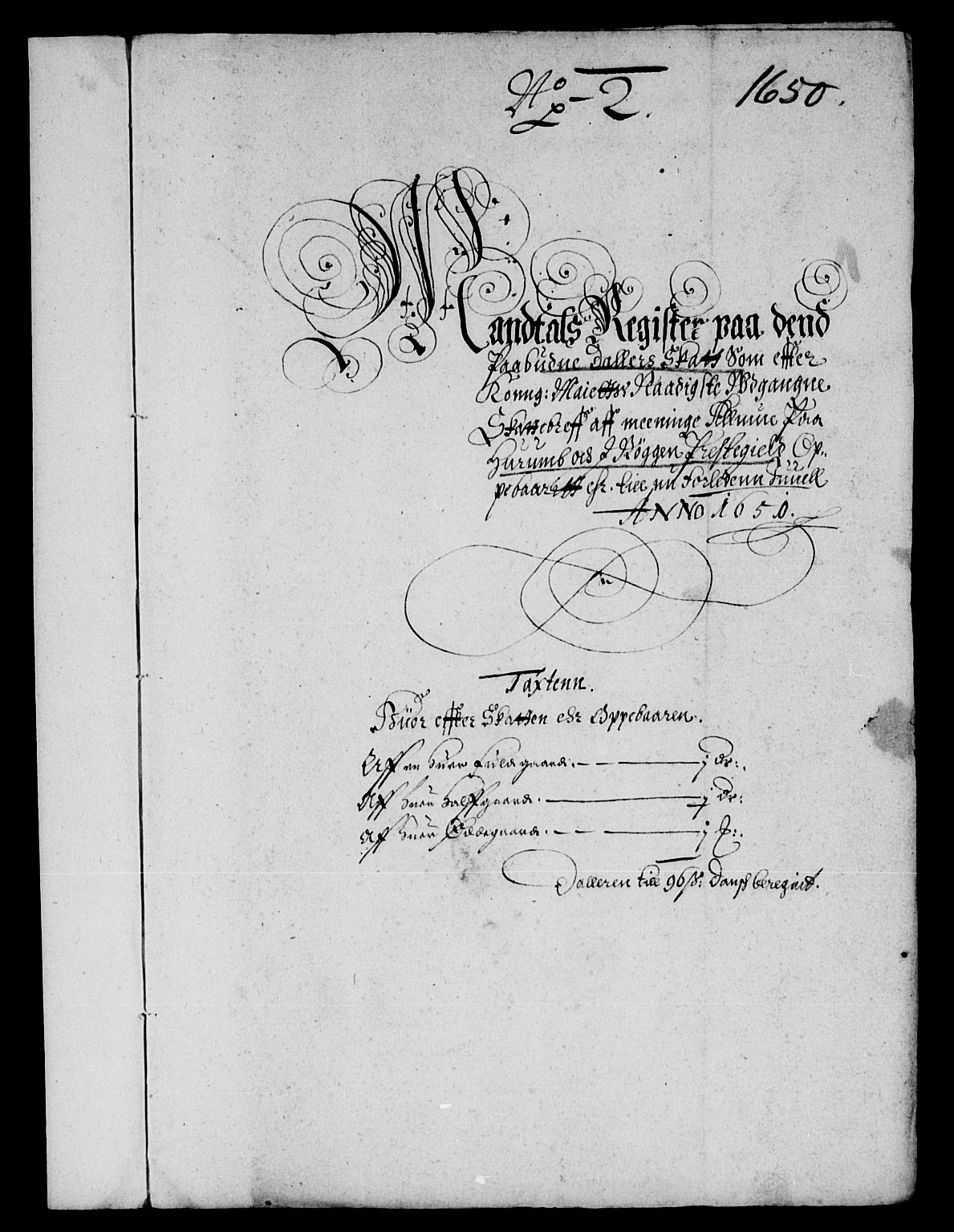 Rentekammeret inntil 1814, Reviderte regnskaper, Lensregnskaper, RA/EA-5023/R/Rb/Rba/L0203: Akershus len, 1650-1651