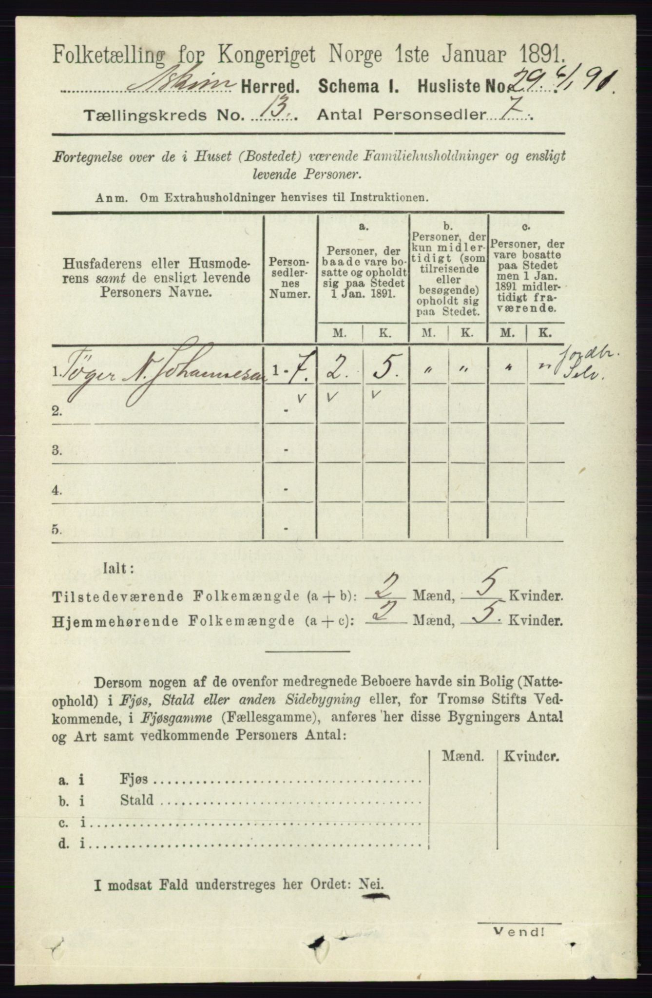 RA, 1891 census for 0124 Askim, 1891, p. 2039