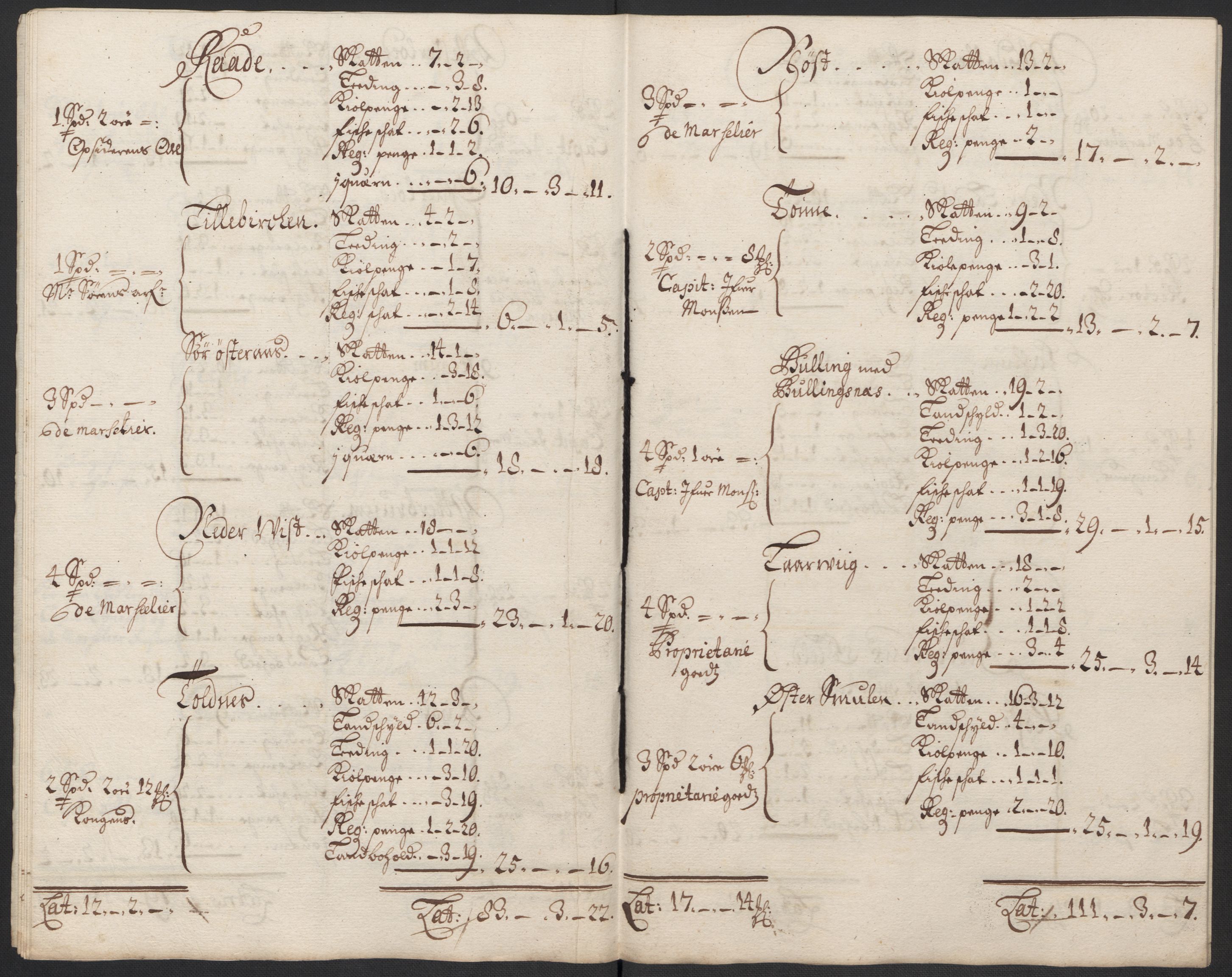 Rentekammeret inntil 1814, Reviderte regnskaper, Fogderegnskap, AV/RA-EA-4092/R63/L4310: Fogderegnskap Inderøy, 1698-1699, p. 368