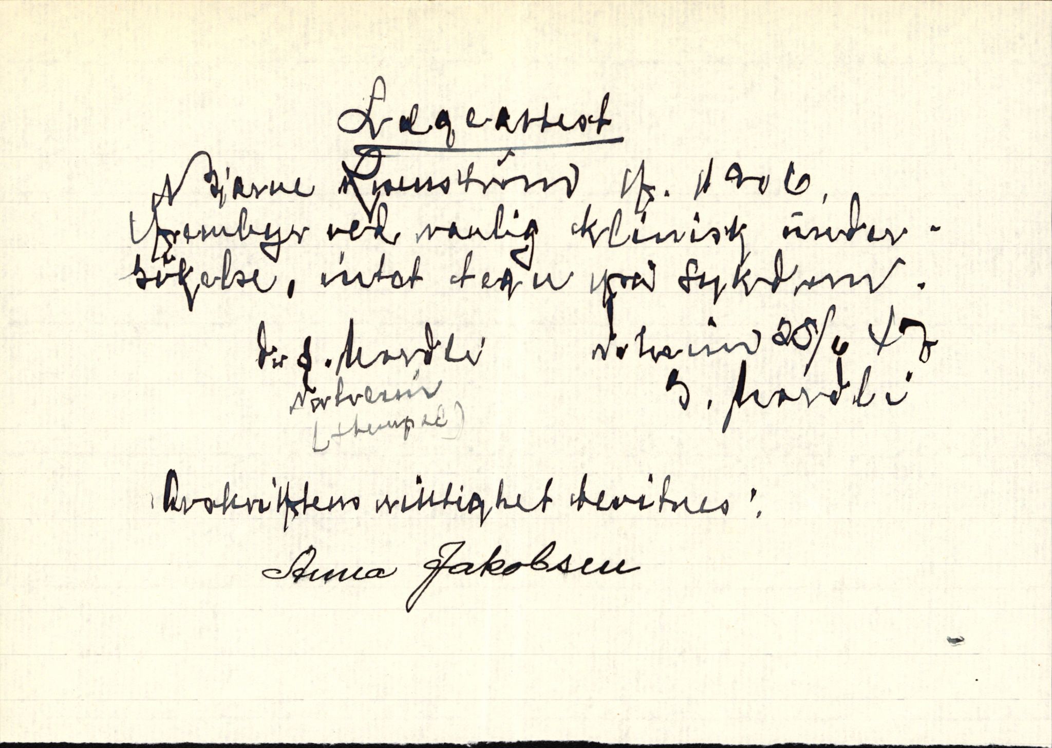 Kirke- og undervisningsdepartementet, Kontoret  for kirke og geistlighet A, AV/RA-S-1007/Dcb/L0147: Embetssøknader. Rosenstrøm - Rummelhof, 1850-1953, p. 44