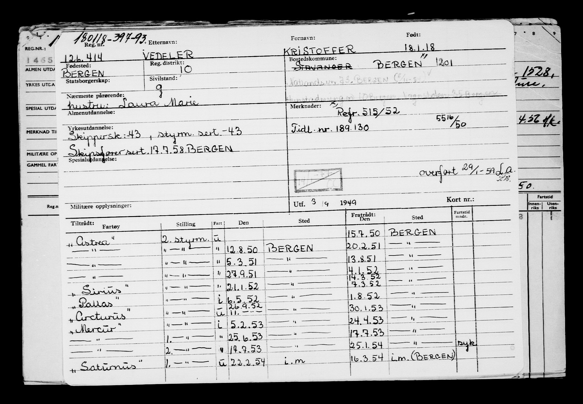 Direktoratet for sjømenn, AV/RA-S-3545/G/Gb/L0154: Hovedkort, 1917-1918, p. 760