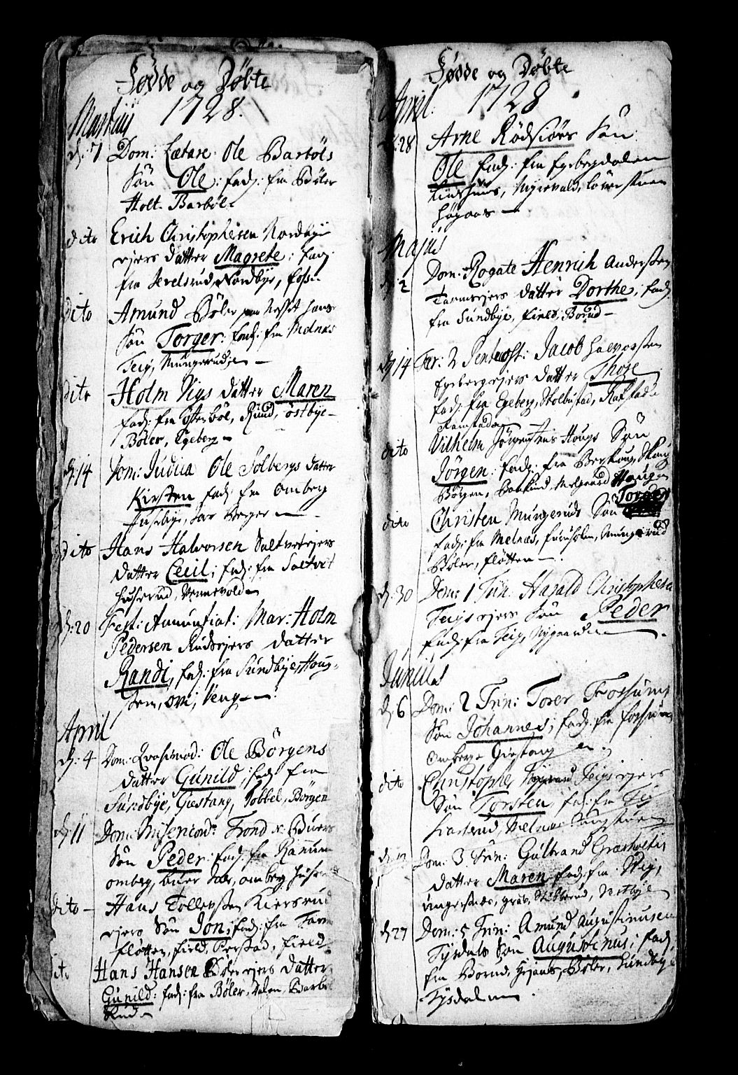 Enebakk prestekontor Kirkebøker, AV/SAO-A-10171c/F/Fa/L0001: Parish register (official) no. I 1, 1719-1754