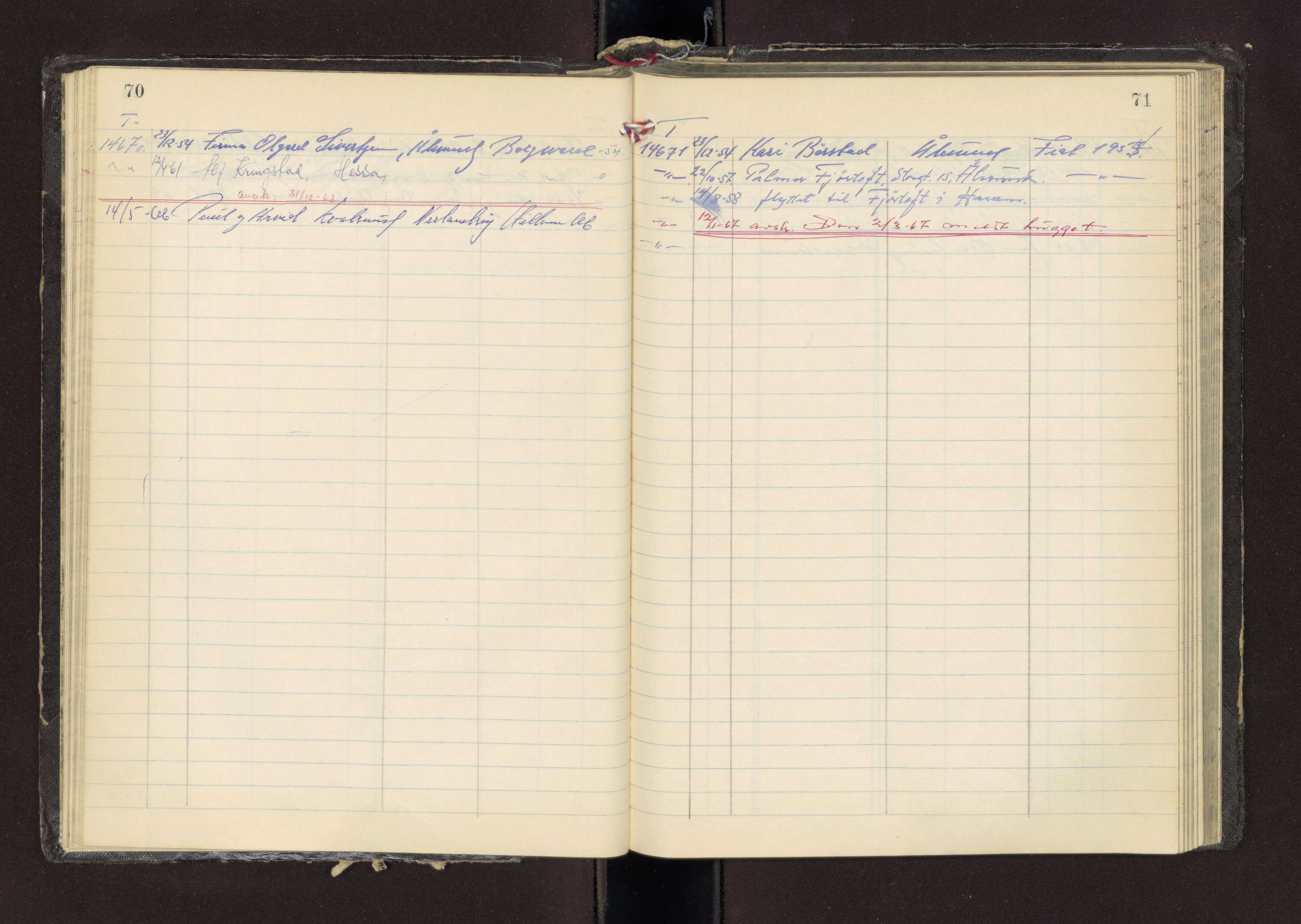 Møre og Romsdal vegkontor - Ålesund trafikkstasjon, AV/SAT-A-4099/F/Fc/L0013: Bilregister; T 14601 - T 14999, 1950-1970