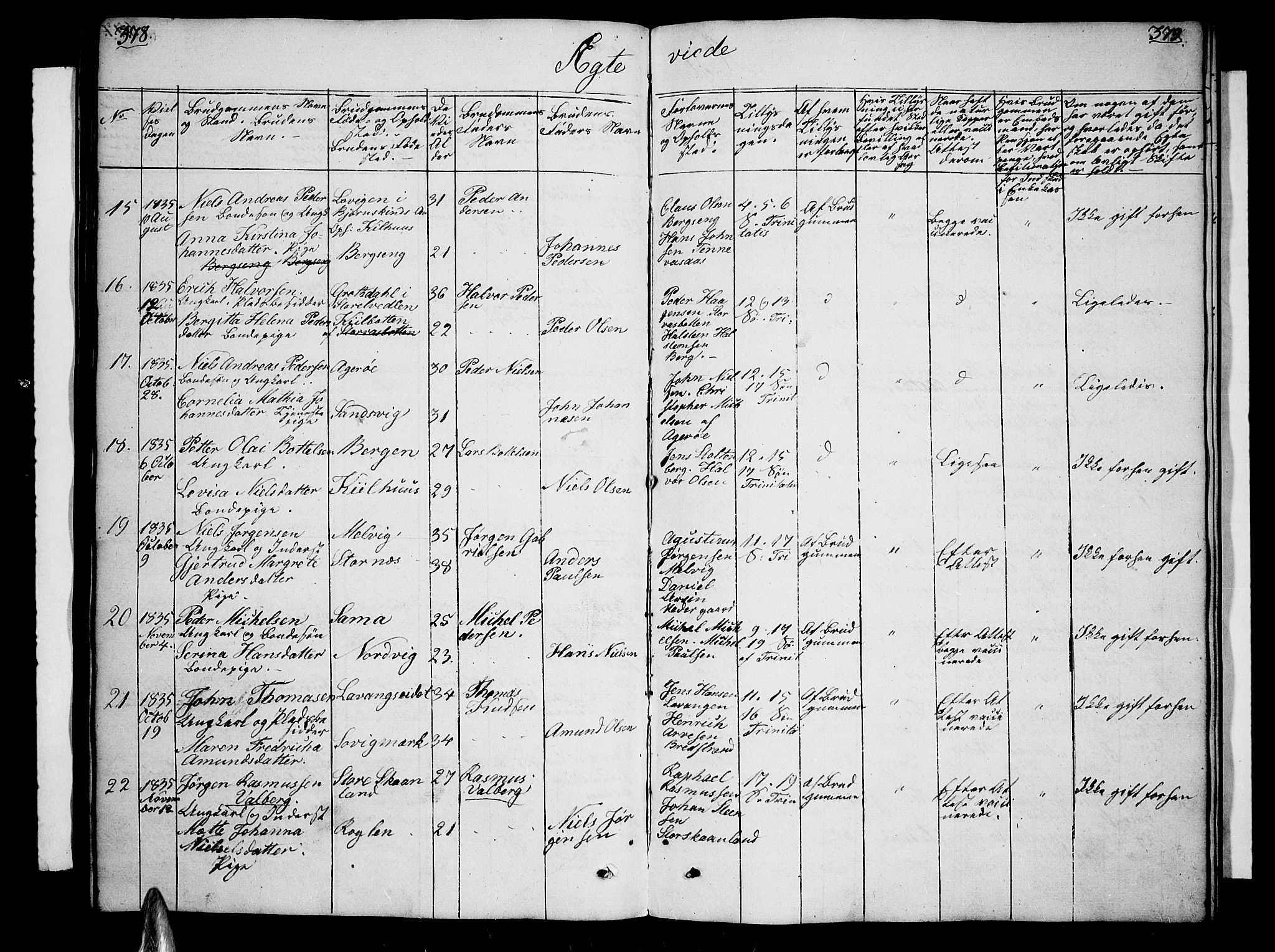 Trondenes sokneprestkontor, SATØ/S-1319/H/Hb/L0005klokker: Parish register (copy) no. 5, 1834-1845, p. 378-379