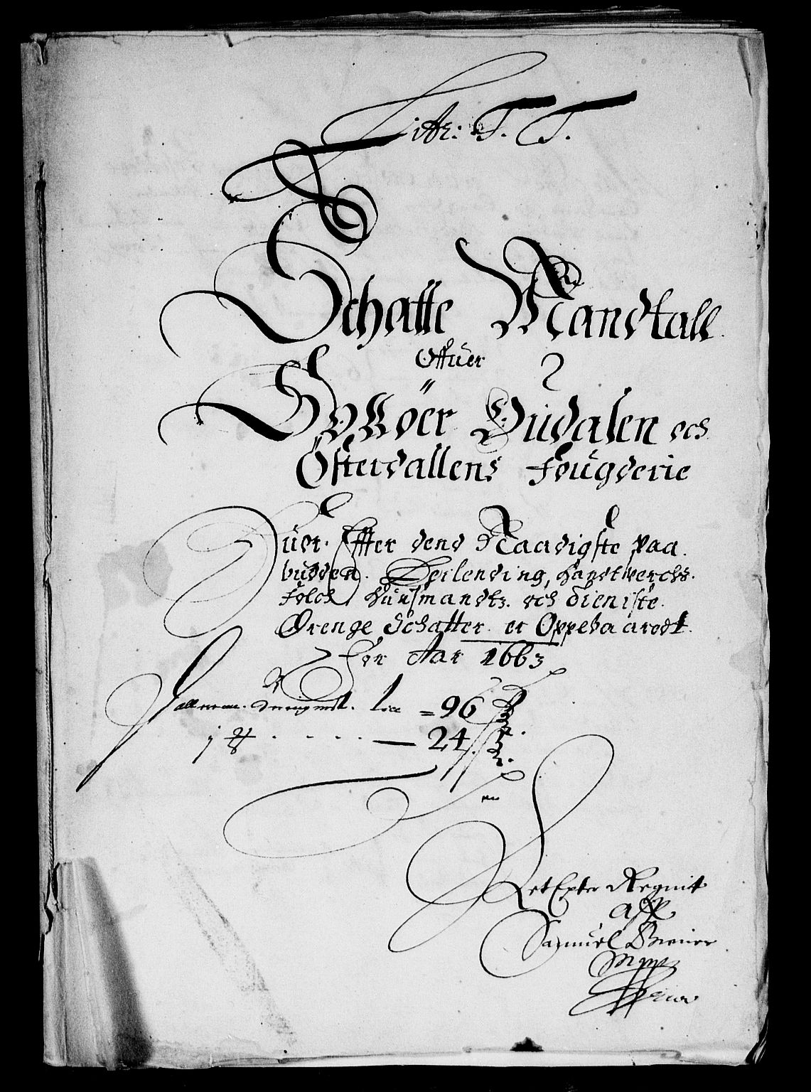 Rentekammeret inntil 1814, Reviderte regnskaper, Stiftamtstueregnskaper, Landkommissariatet på Akershus og Akershus stiftamt, AV/RA-EA-5869/R/Ra/L0016: Landkommissariatet på Akershus, 1663