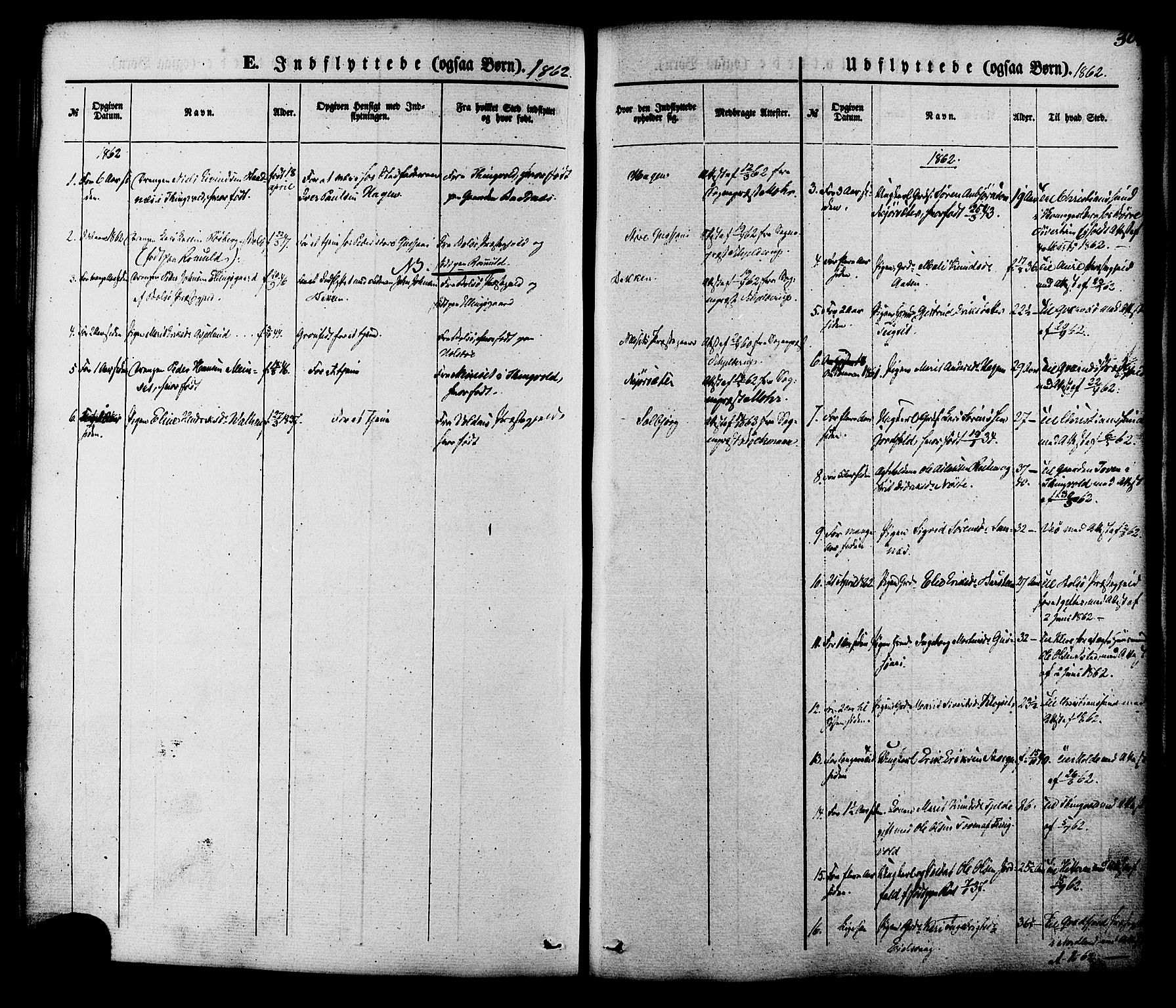 Ministerialprotokoller, klokkerbøker og fødselsregistre - Møre og Romsdal, SAT/A-1454/551/L0625: Parish register (official) no. 551A05, 1846-1879, p. 306