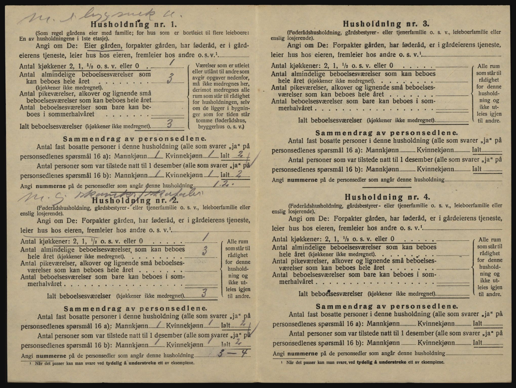 SAO, 1920 census for Glemmen, 1920, p. 2246