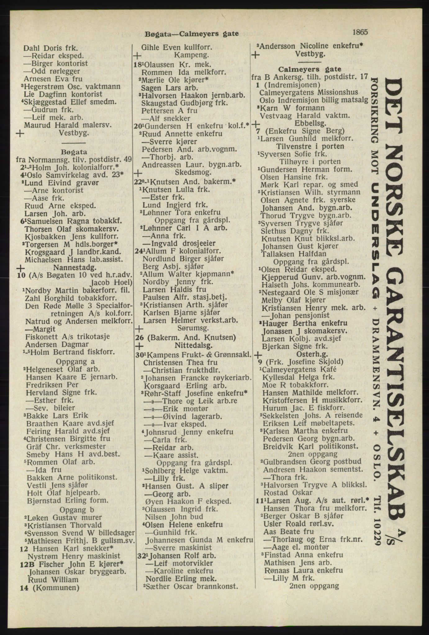 Kristiania/Oslo adressebok, PUBL/-, 1940, p. 1813
