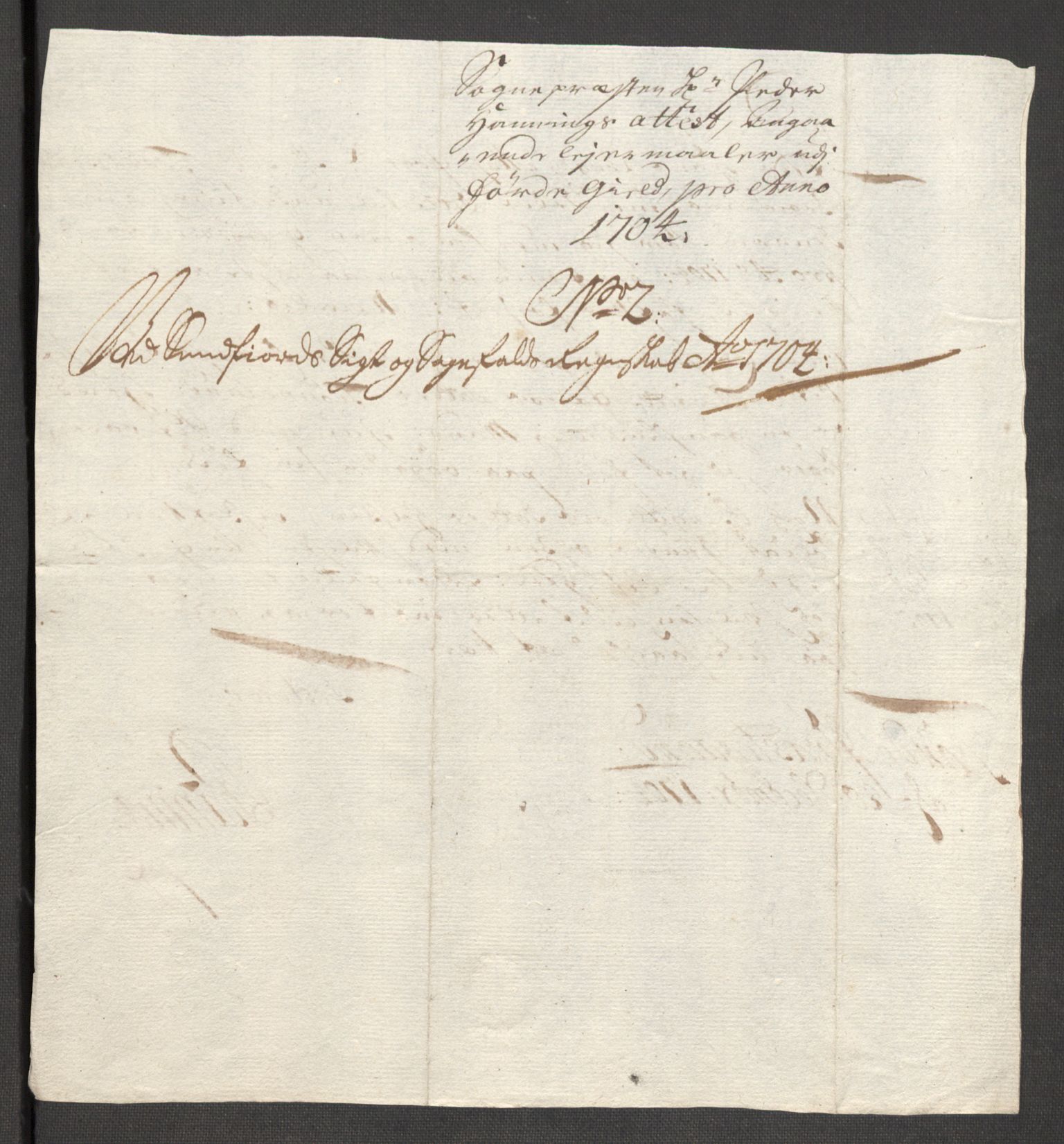 Rentekammeret inntil 1814, Reviderte regnskaper, Fogderegnskap, RA/EA-4092/R53/L3428: Fogderegnskap Sunn- og Nordfjord, 1704, p. 138