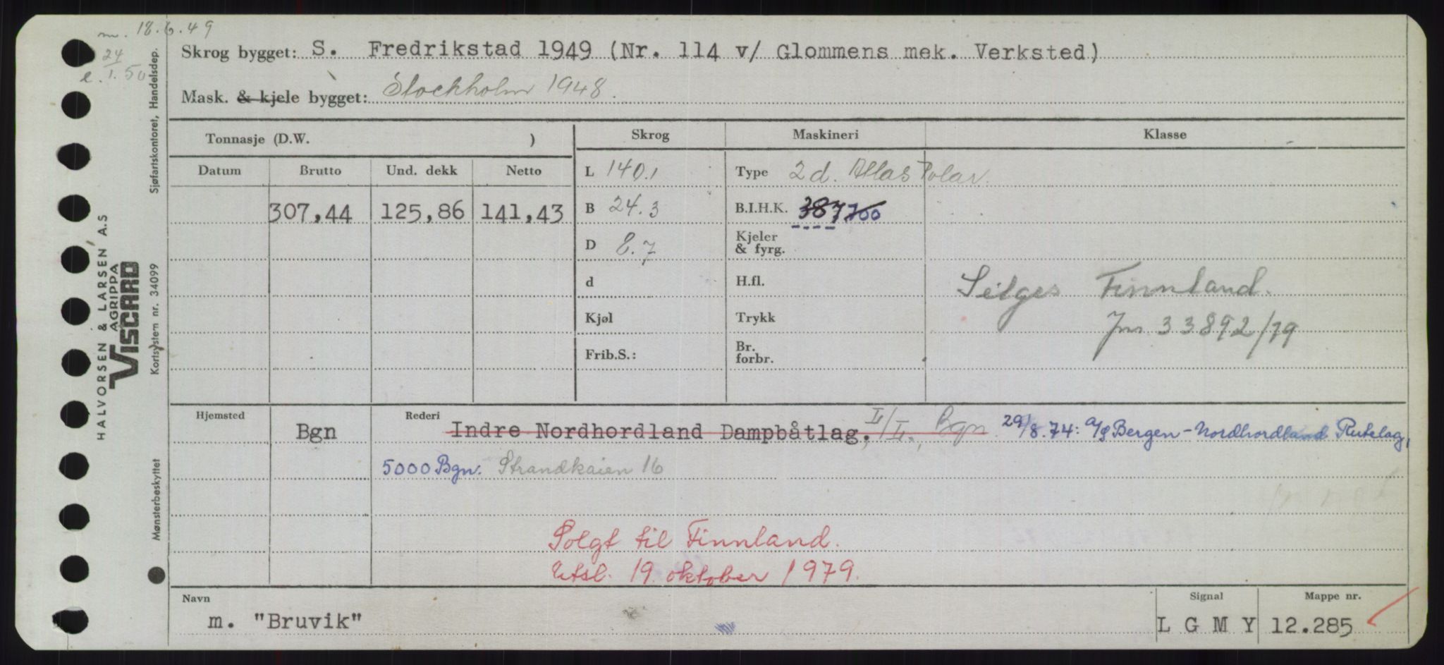 Sjøfartsdirektoratet med forløpere, Skipsmålingen, RA/S-1627/H/Hd/L0005: Fartøy, Br-Byg, p. 449