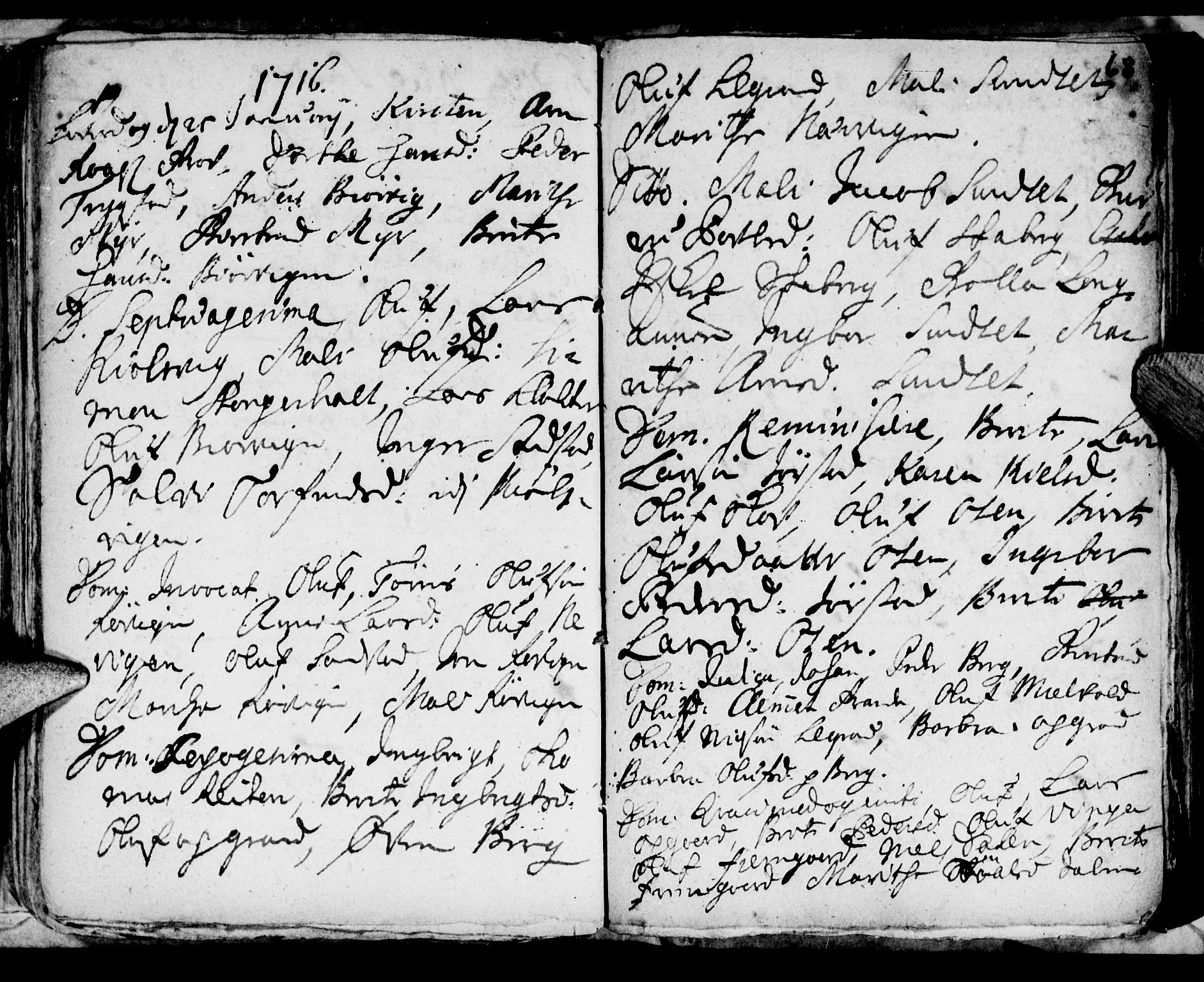 Ministerialprotokoller, klokkerbøker og fødselsregistre - Nord-Trøndelag, SAT/A-1458/722/L0214: Parish register (official) no. 722A01, 1692-1718, p. 68