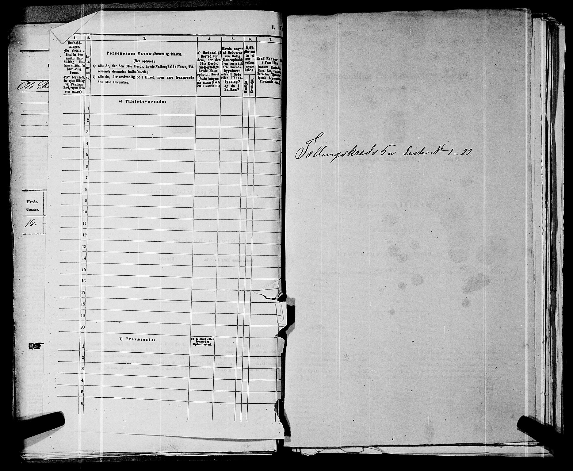 SAKO, 1875 census for 0629P Sandsvær, 1875, p. 869