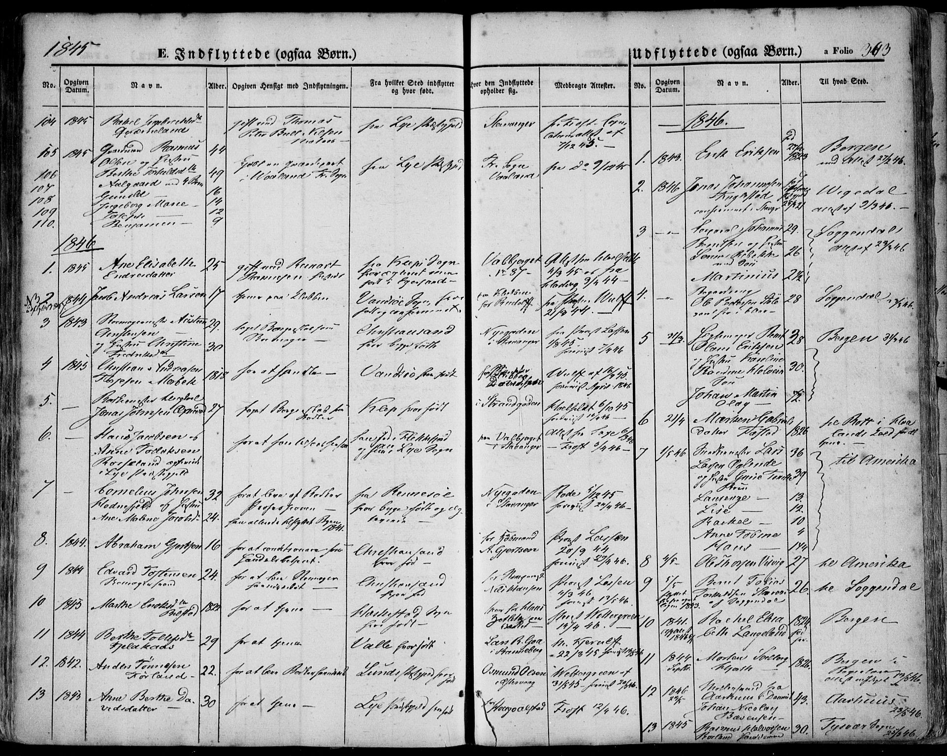 Domkirken sokneprestkontor, SAST/A-101812/001/30/30BA/L0016: Parish register (official) no. A 15, 1844-1854, p. 363