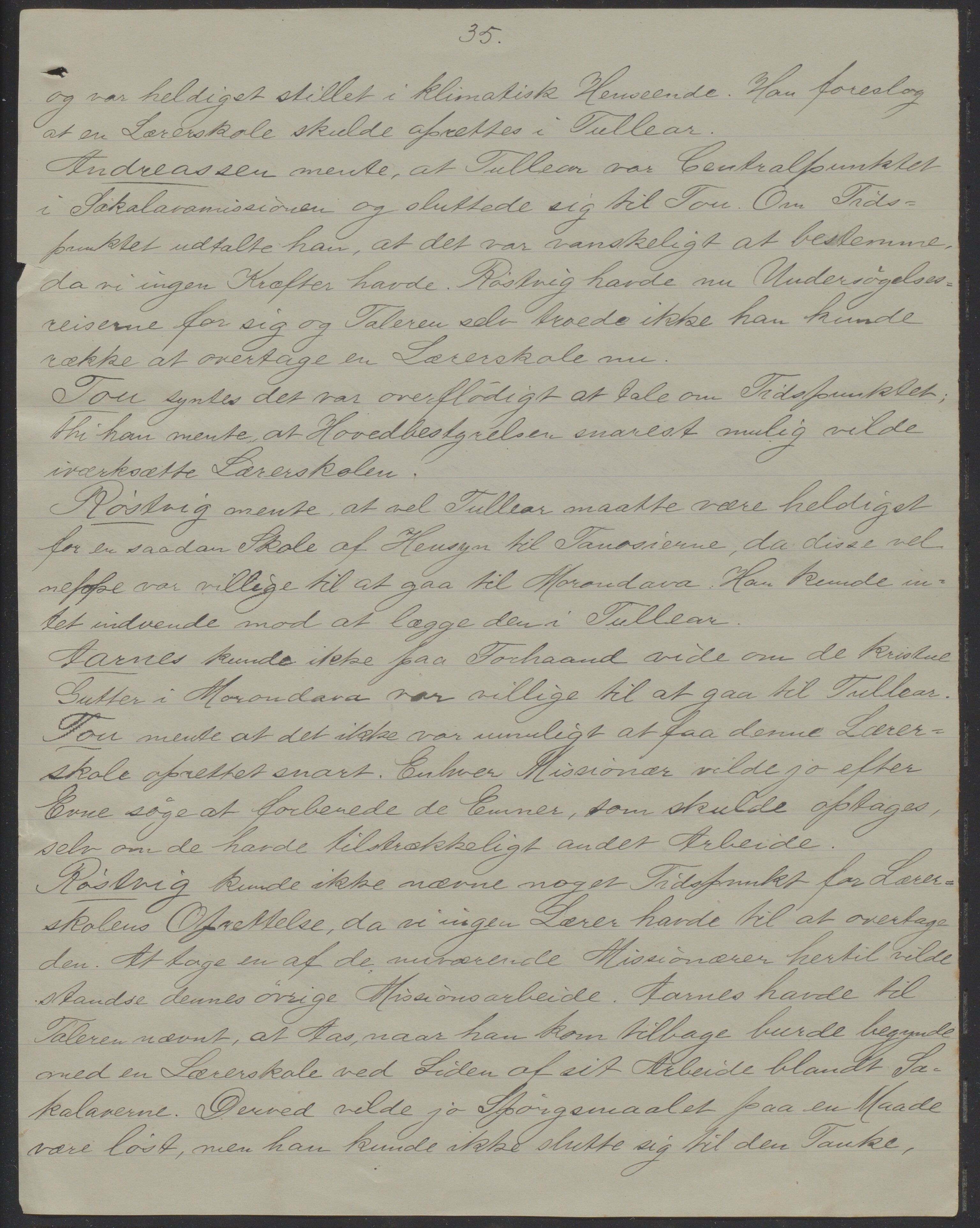 Det Norske Misjonsselskap - hovedadministrasjonen, VID/MA-A-1045/D/Da/Daa/L0039/0003: Konferansereferat og årsberetninger / Konferansereferat fra Vest-Madagaskar., 1892, p. 35