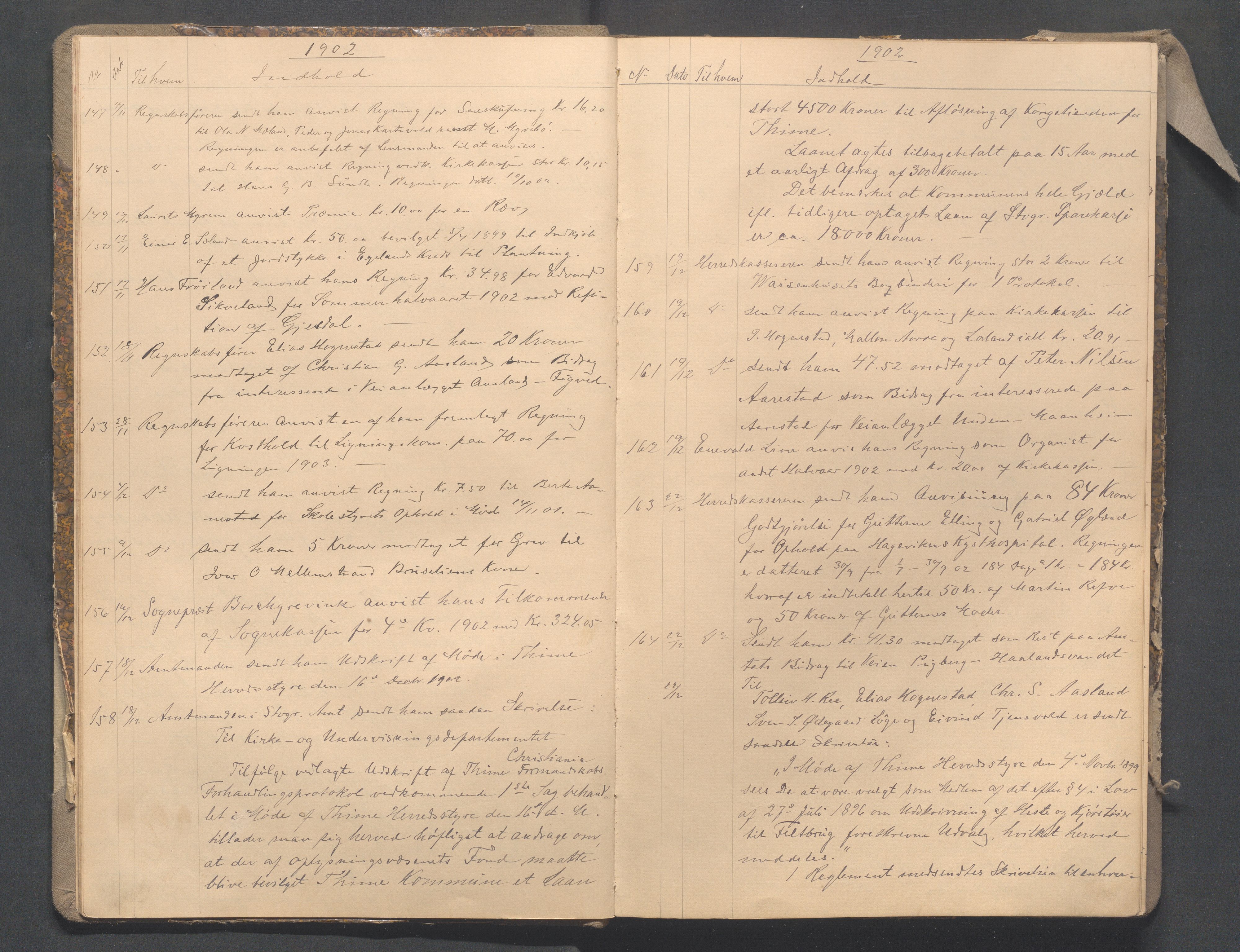 Time kommune - Formannskapet, IKAR/K-100592/B/L0002: Kopibok, 1902-1912, p. 8