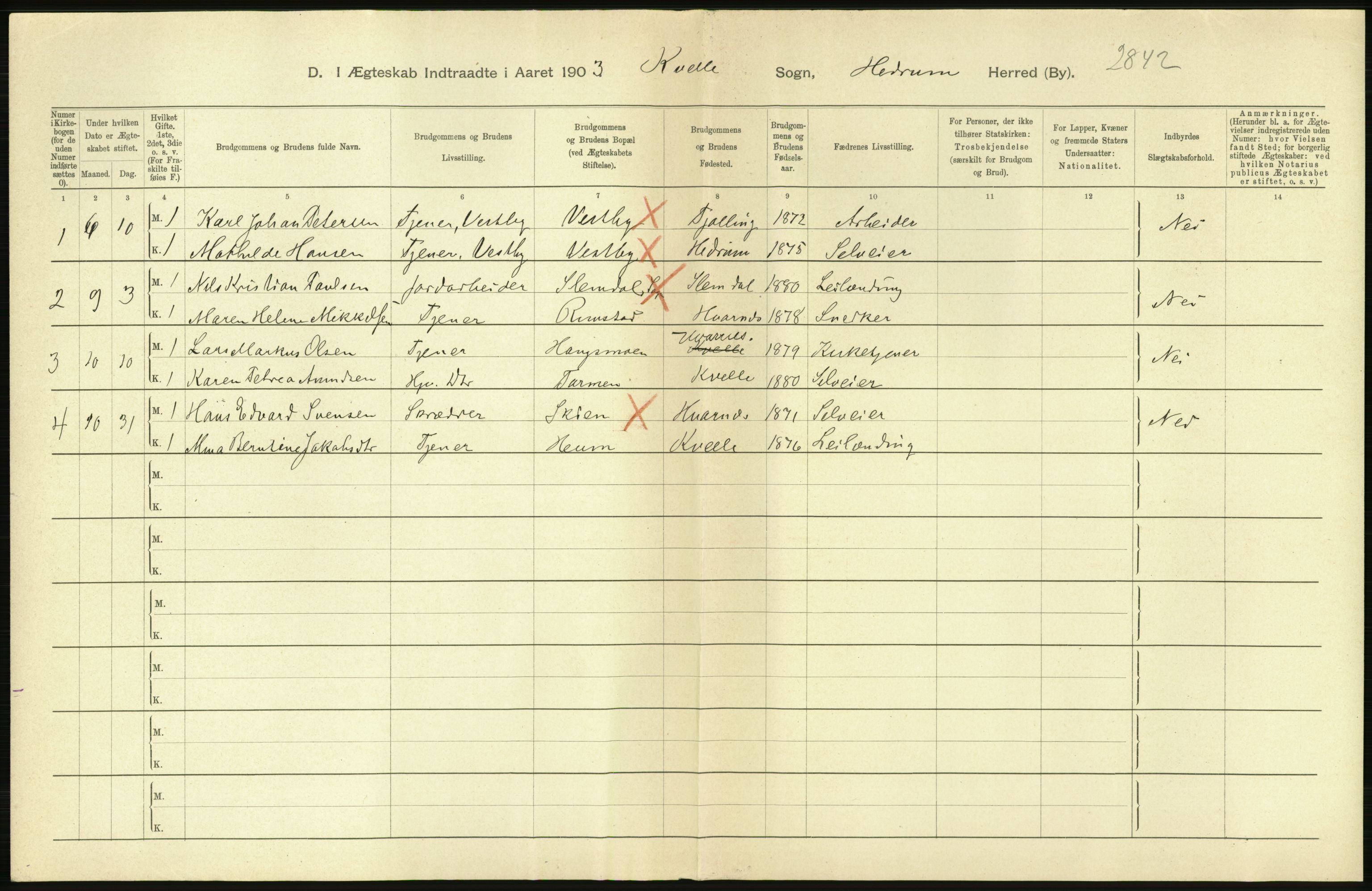 Statistisk sentralbyrå, Sosiodemografiske emner, Befolkning, AV/RA-S-2228/D/Df/Dfa/Dfaa/L0008: Jarlsberg og Larvik amt: Fødte, gifte, døde, 1903, p. 372