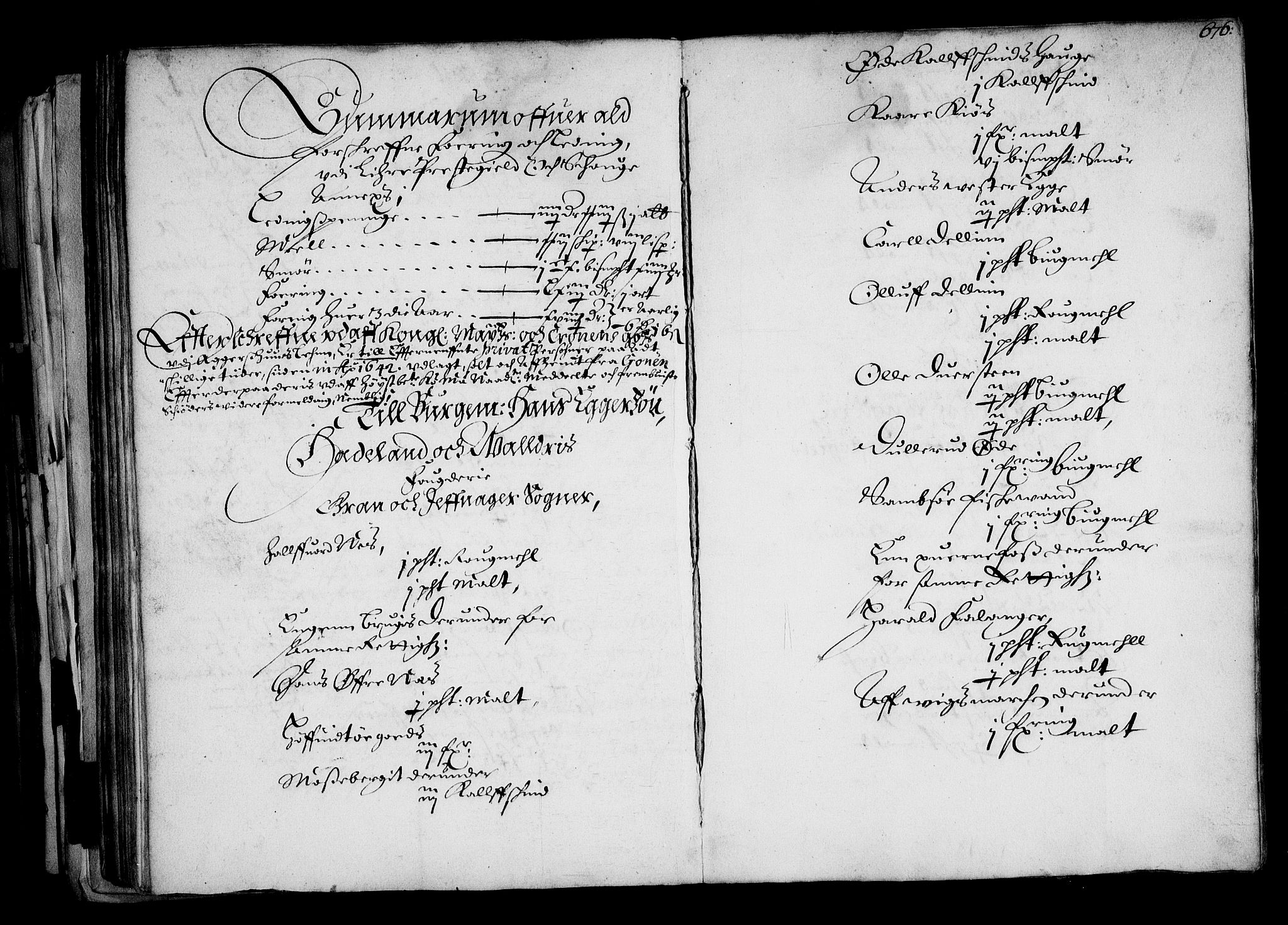 Rentekammeret inntil 1814, Realistisk ordnet avdeling, RA/EA-4070/N/Na/L0001: [XI f]: Akershus stifts jordebok, 1652, p. 675b-676a