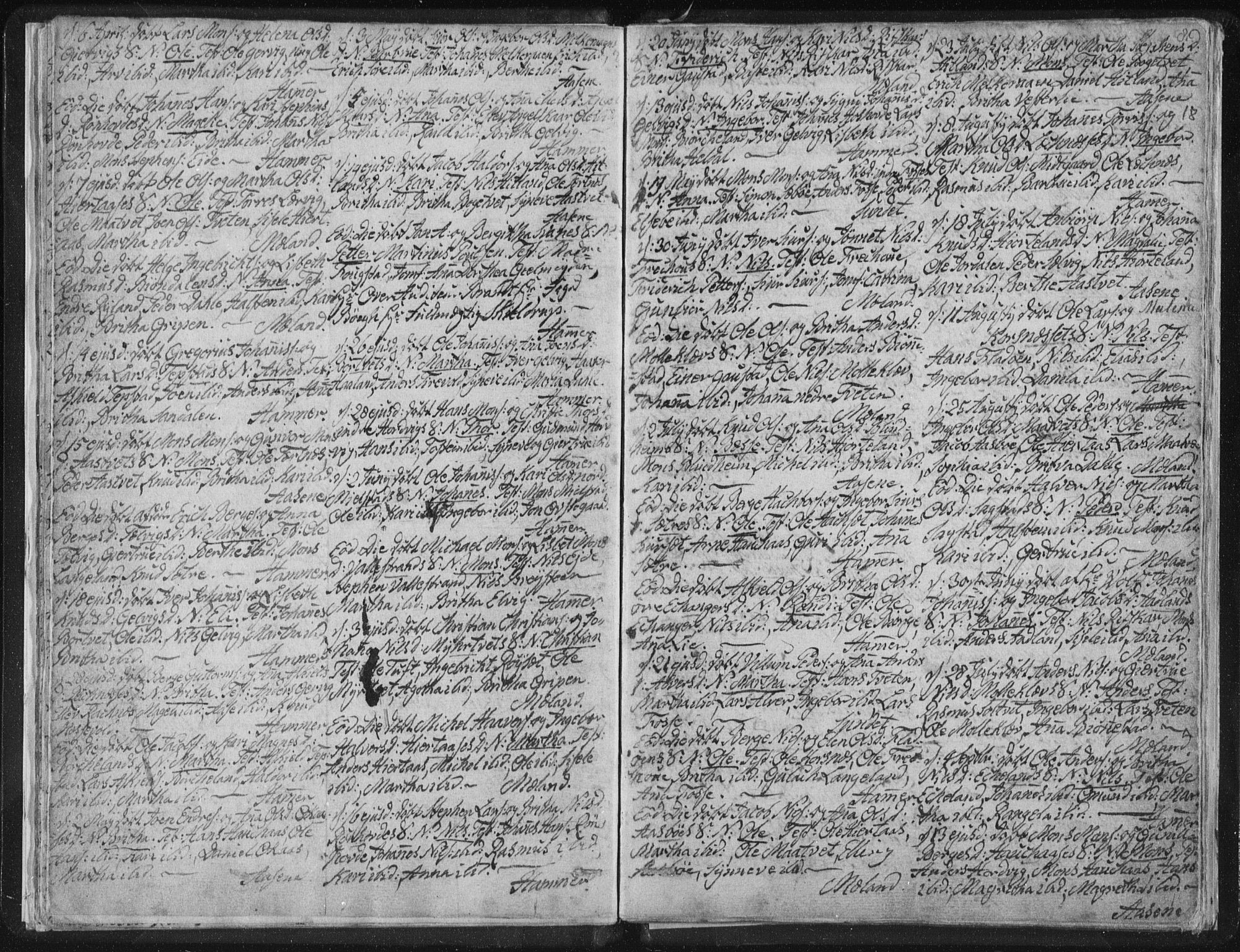 Hamre sokneprestembete, AV/SAB-A-75501/H/Ha/Haa/Haaa/L0009: Parish register (official) no. A 9, 1805-1815, p. 18