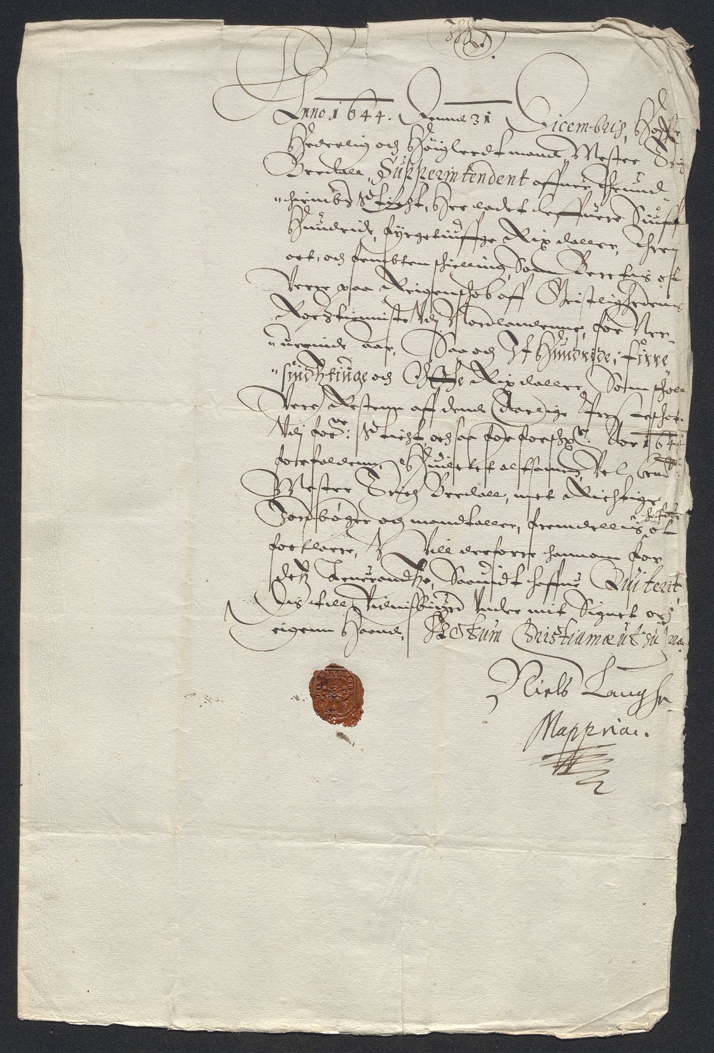 Rentekammeret inntil 1814, Reviderte regnskaper, Kirkeregnskap, AV/RA-EA-4067/Rf/L0129: Kirkeregnskap, 1625-1684, p. 290