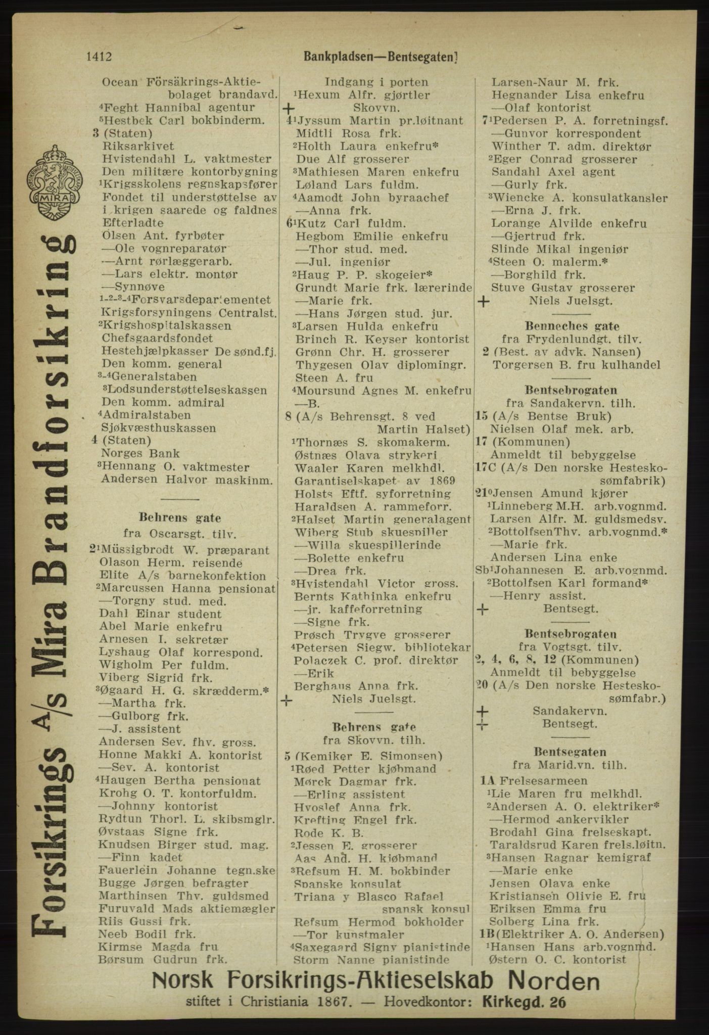 Kristiania/Oslo adressebok, PUBL/-, 1918, p. 1565